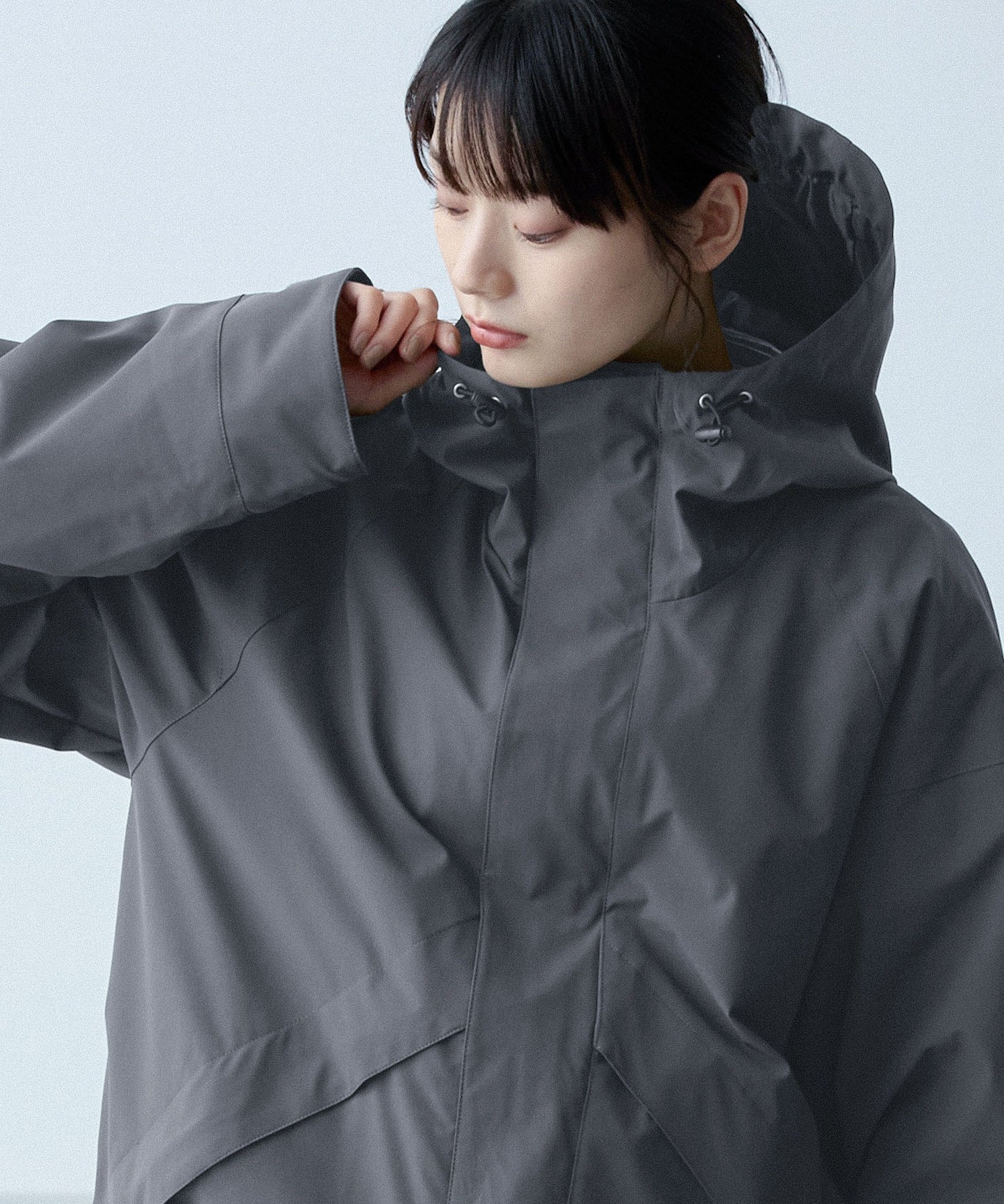 MONO-MART 機能面料寬版登山外套 / 防潑水 / 防風