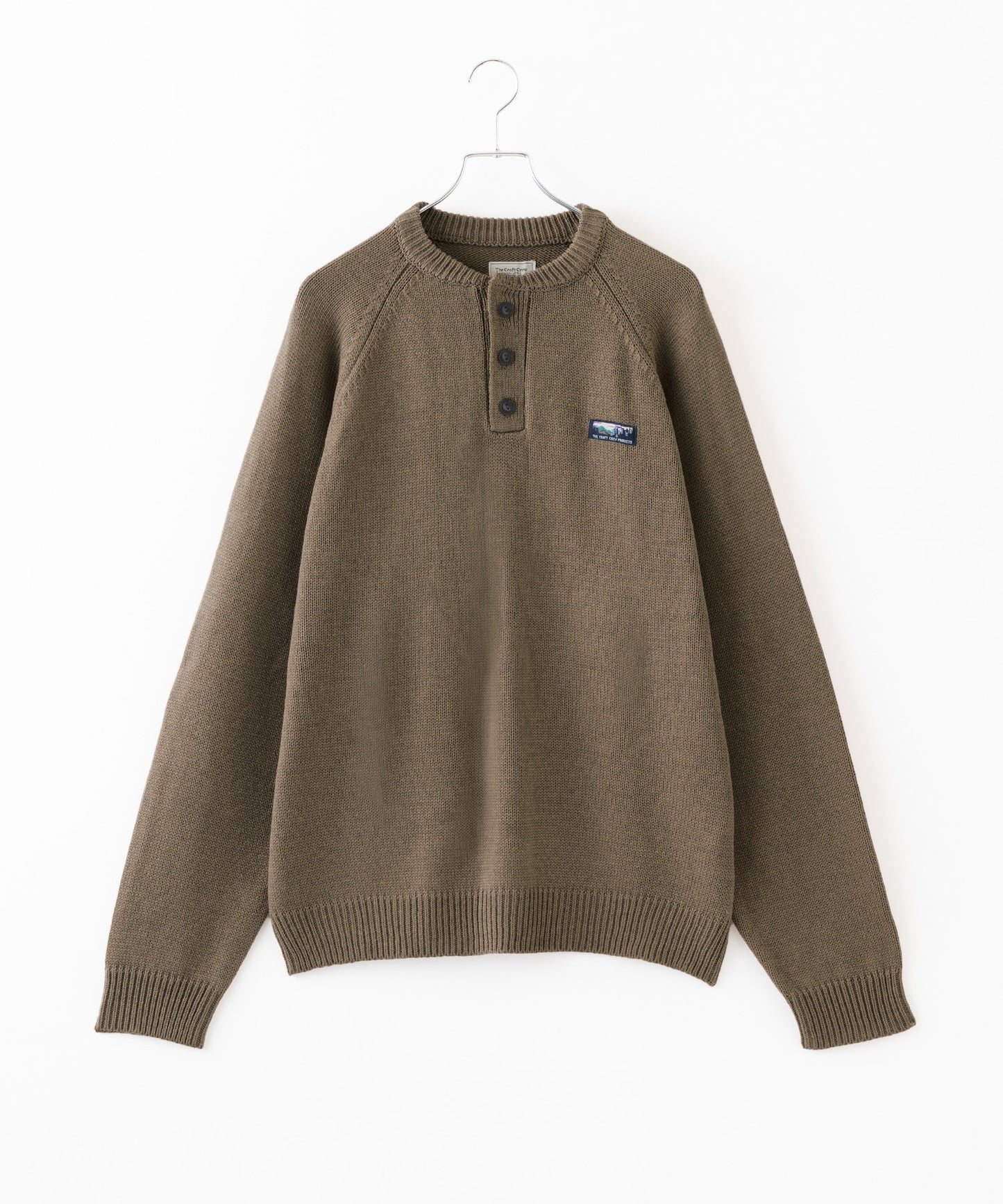THE CRAFT CREW PRODUCTS 免燙寬版亨利領針織衫
