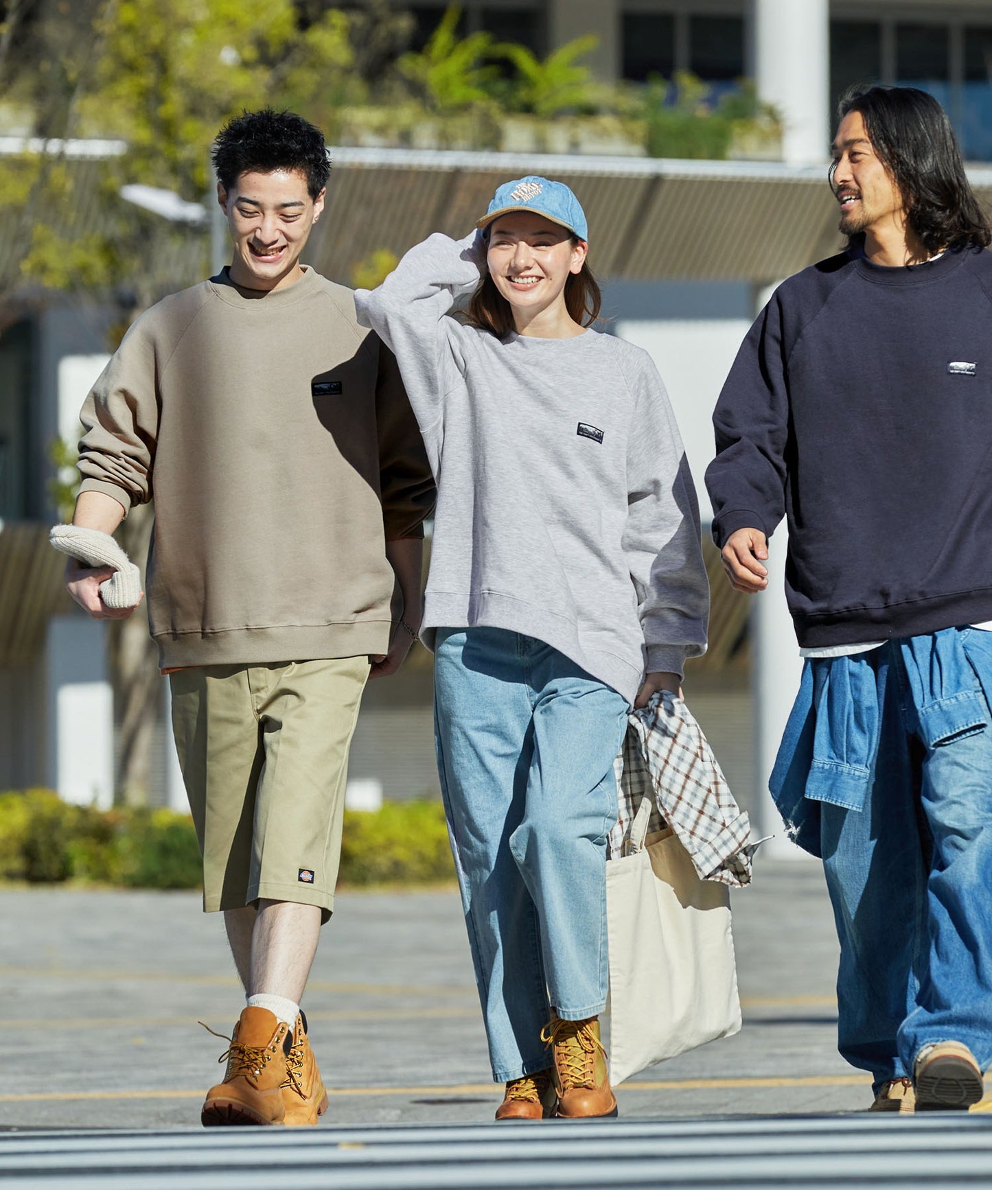 THE CRAFT CREW PRODUCTS 厚磅機能美國棉寬版大學T