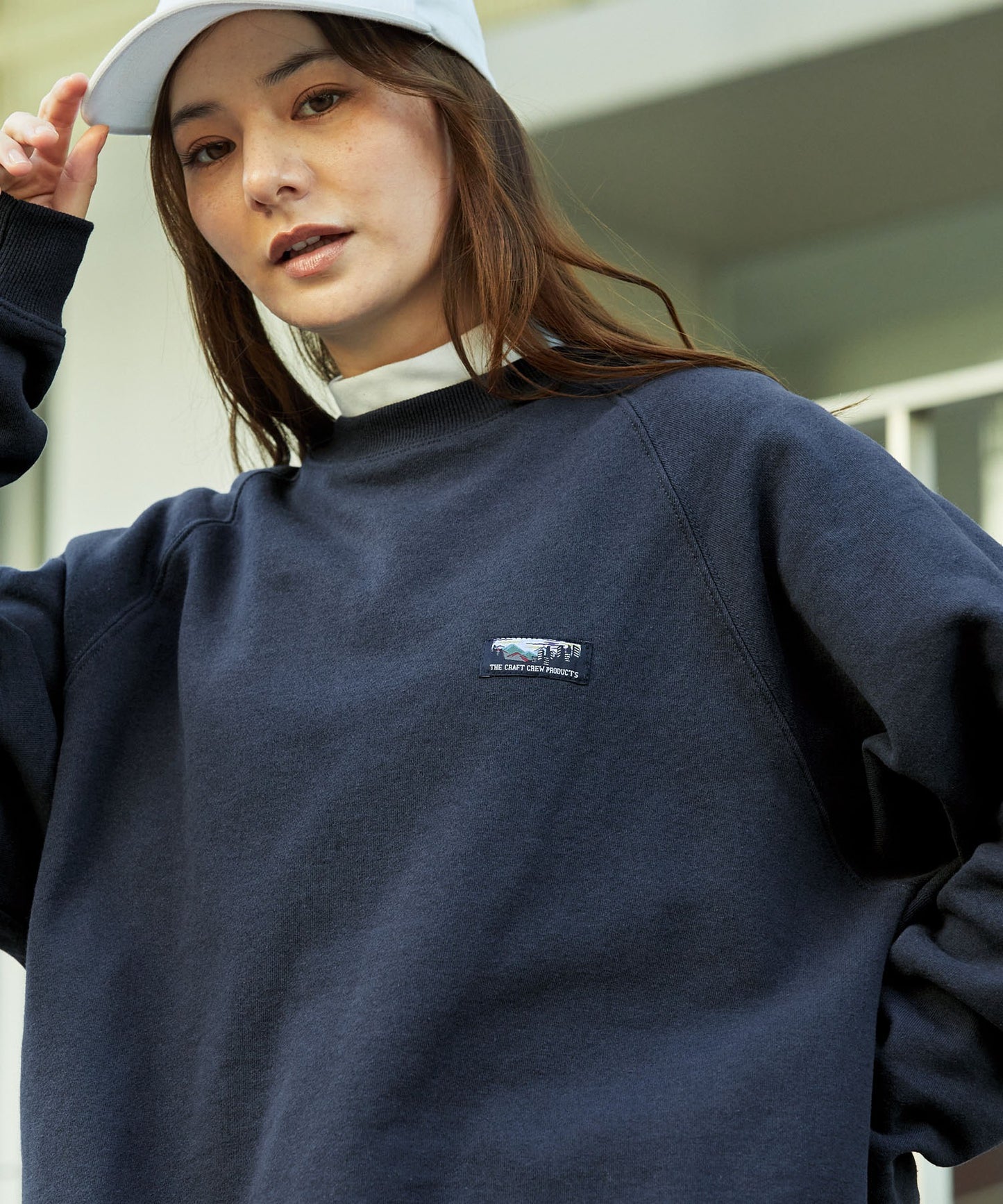 THE CRAFT CREW PRODUCTS 厚磅機能美國棉寬版大學T