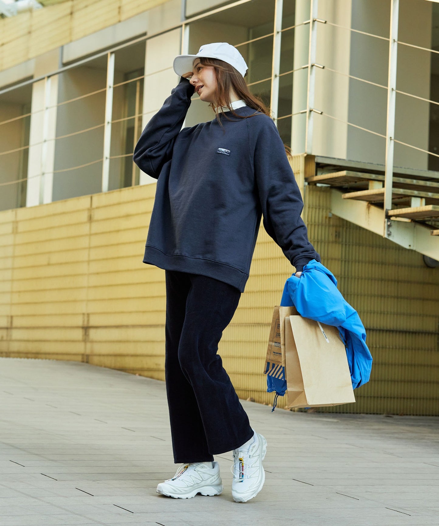 THE CRAFT CREW PRODUCTS 厚磅機能美國棉寬版大學T