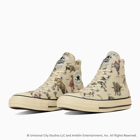 日本限定 CONVERSE ALL STAR AGED DP HI / JURASSIC PARK 侏羅紀公園聯名高筒帆布鞋