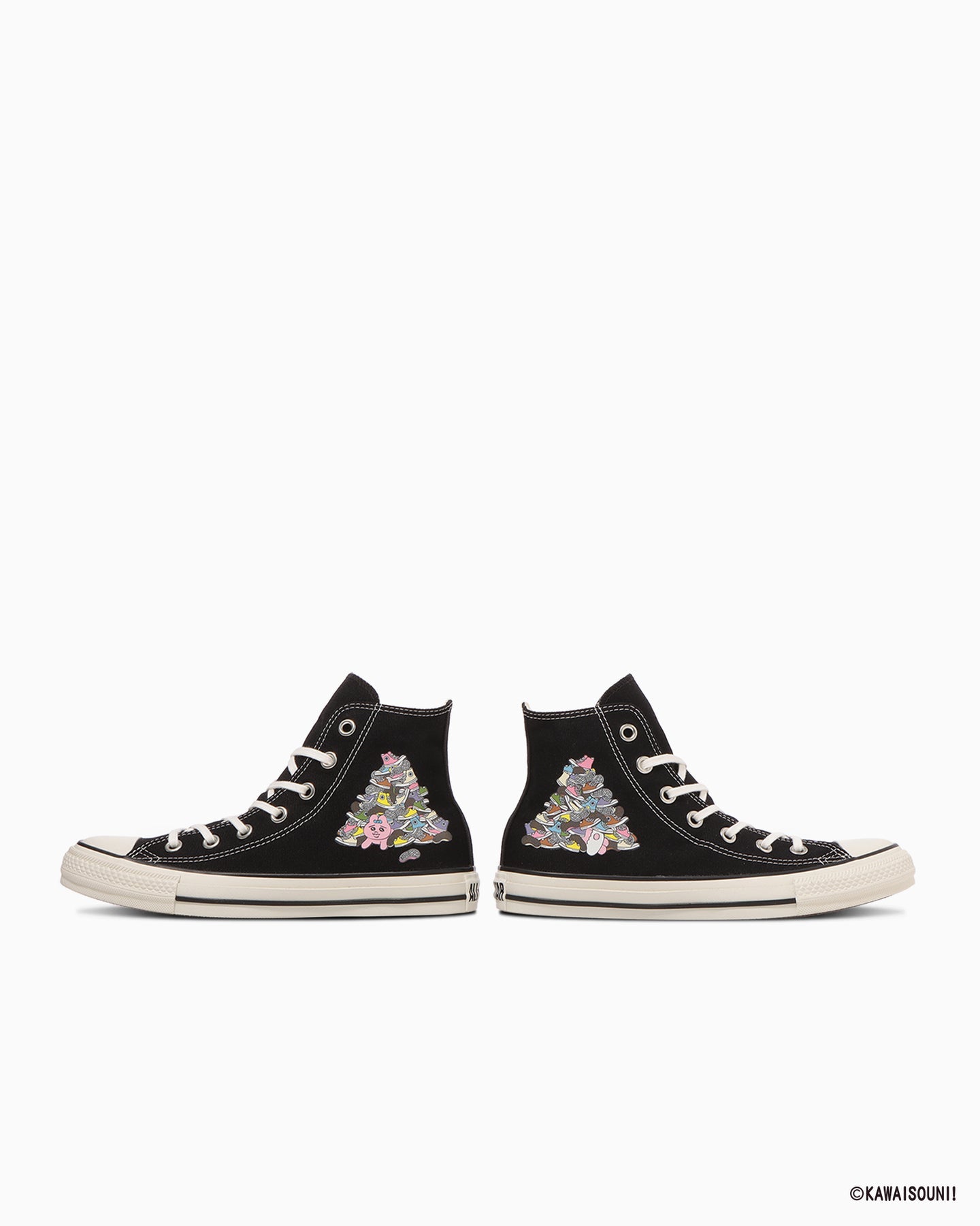 日本限定 CONVERSE X KAWAISOUNI! ALL STAR KM HI 聯名高筒帆布鞋