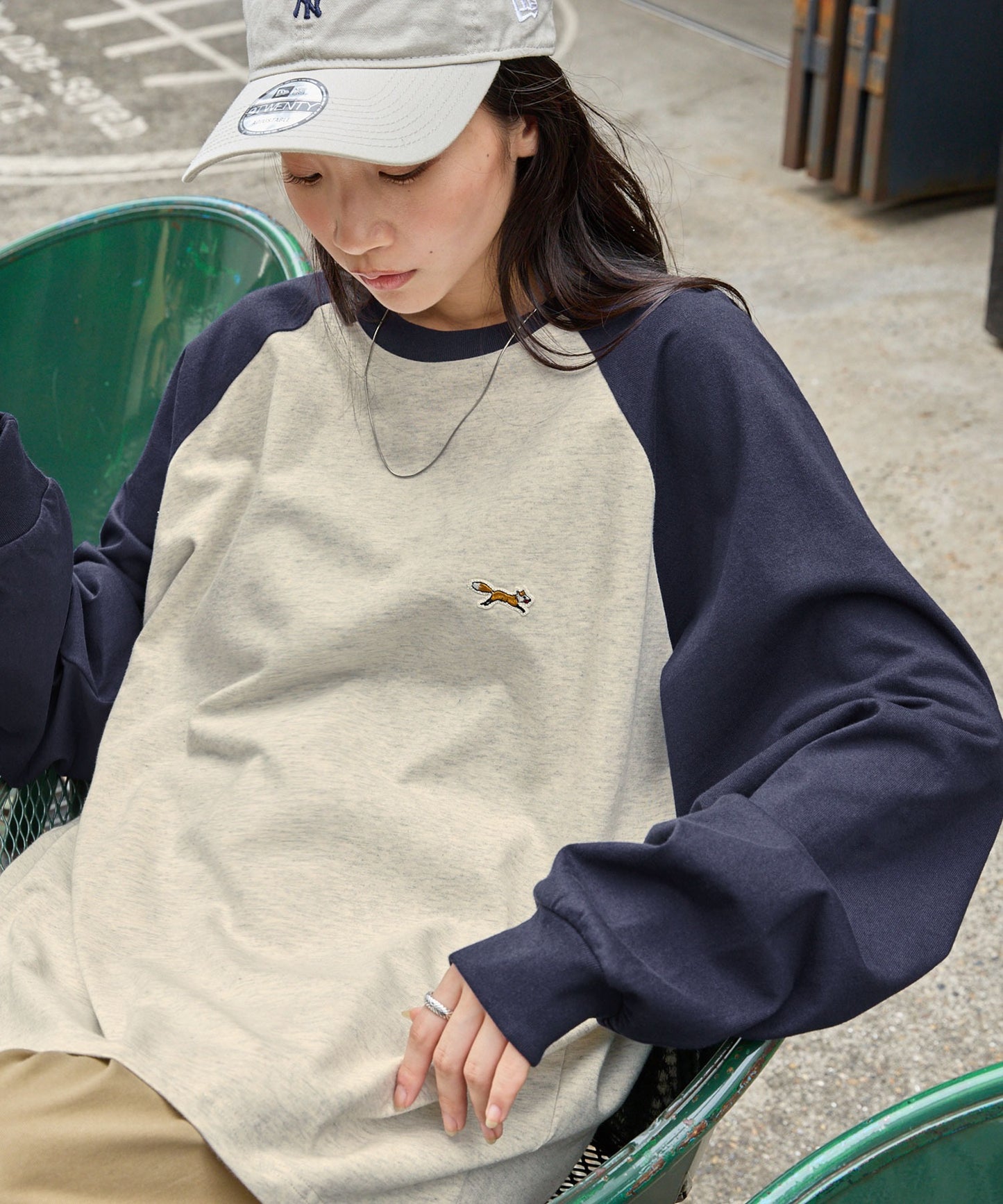 PENNEYS THE FOX Logo 狐狸刺繡簡約長袖上衣