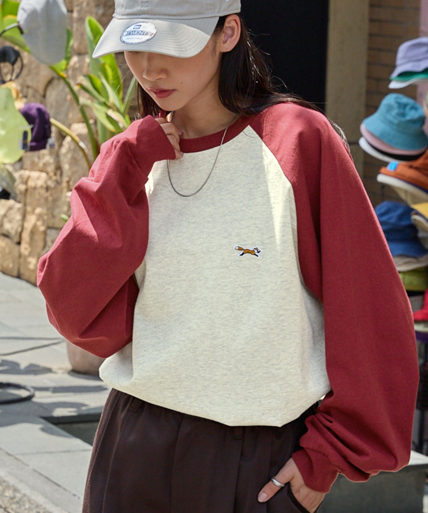 PENNEYS THE FOX Logo 狐狸刺繡簡約長袖上衣