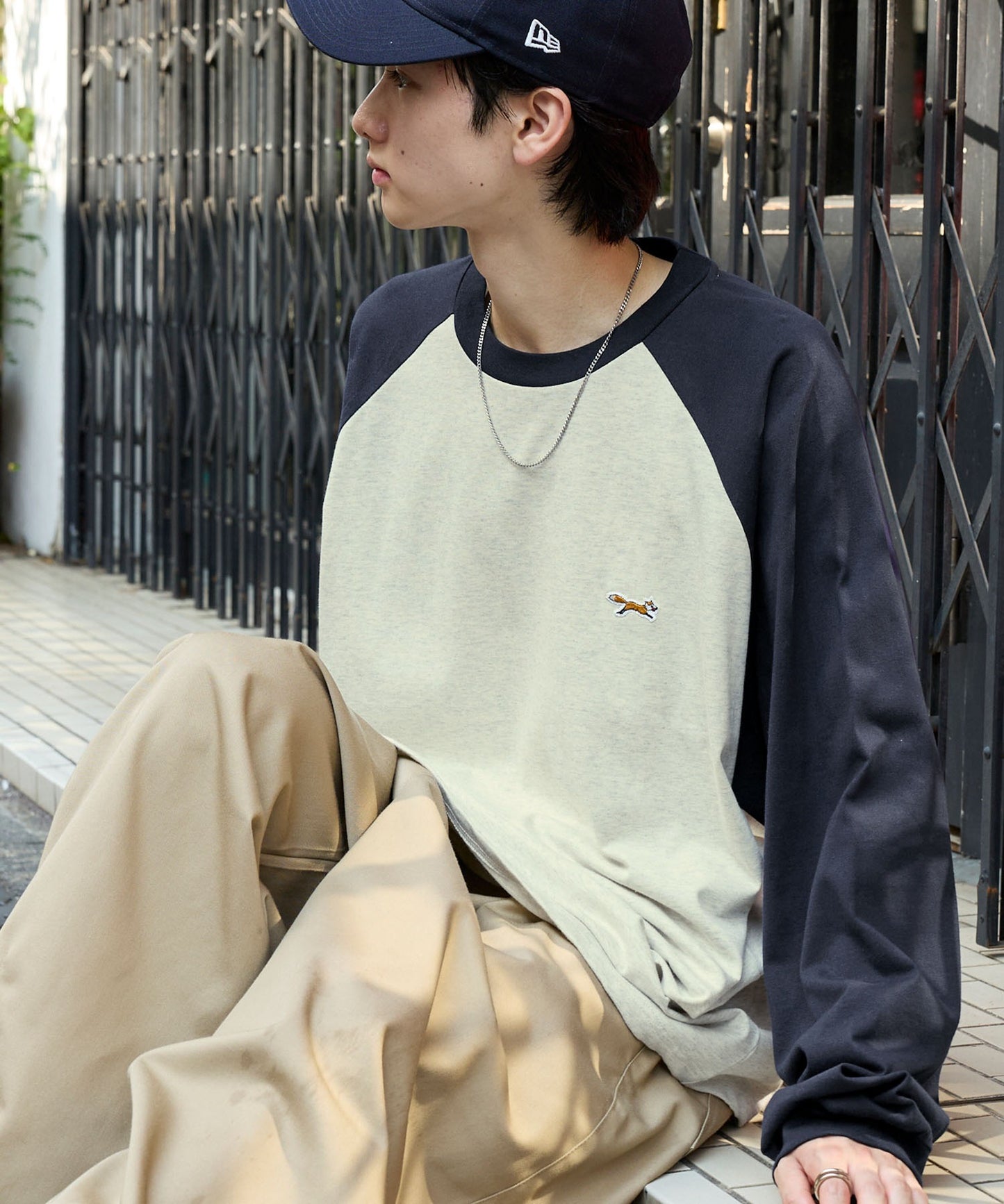 PENNEYS THE FOX Logo 狐狸刺繡簡約長袖上衣