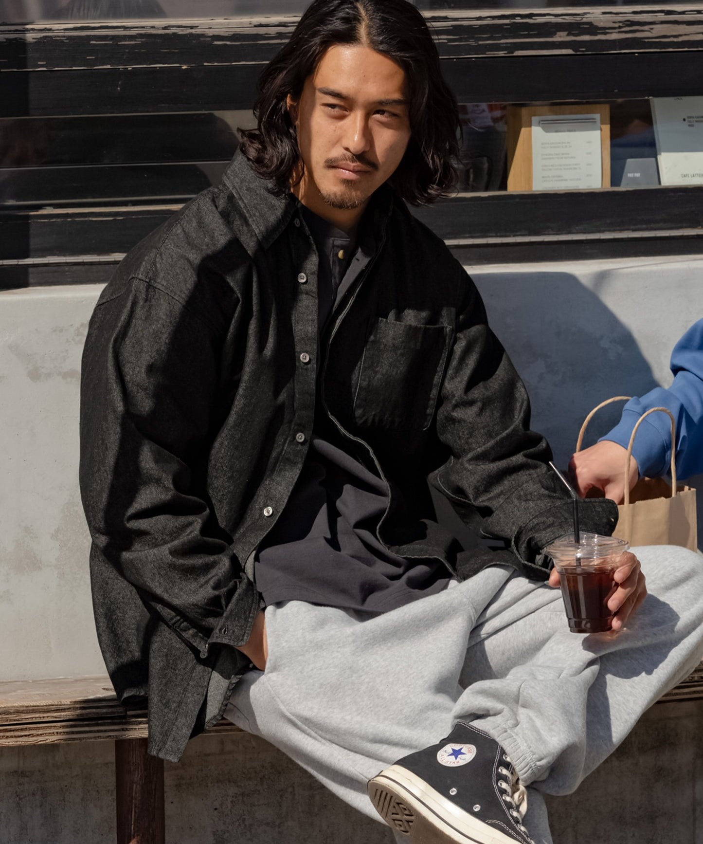 THE CRAFT CREW PRODUCTS 機能面料寬版長袖襯衫