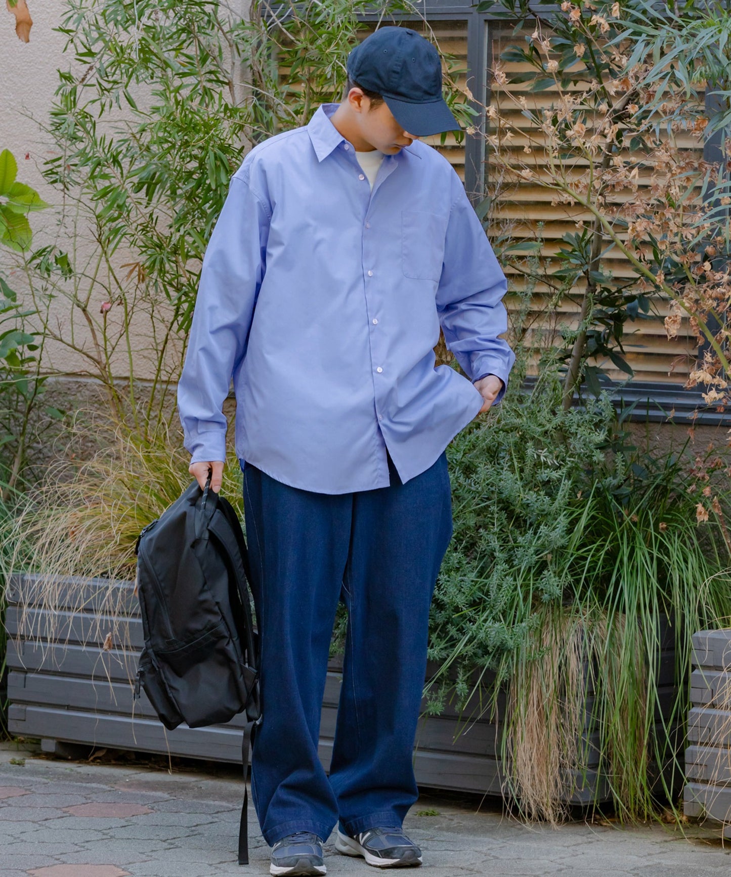 THE CRAFT CREW PRODUCTS 機能面料寬版長袖襯衫