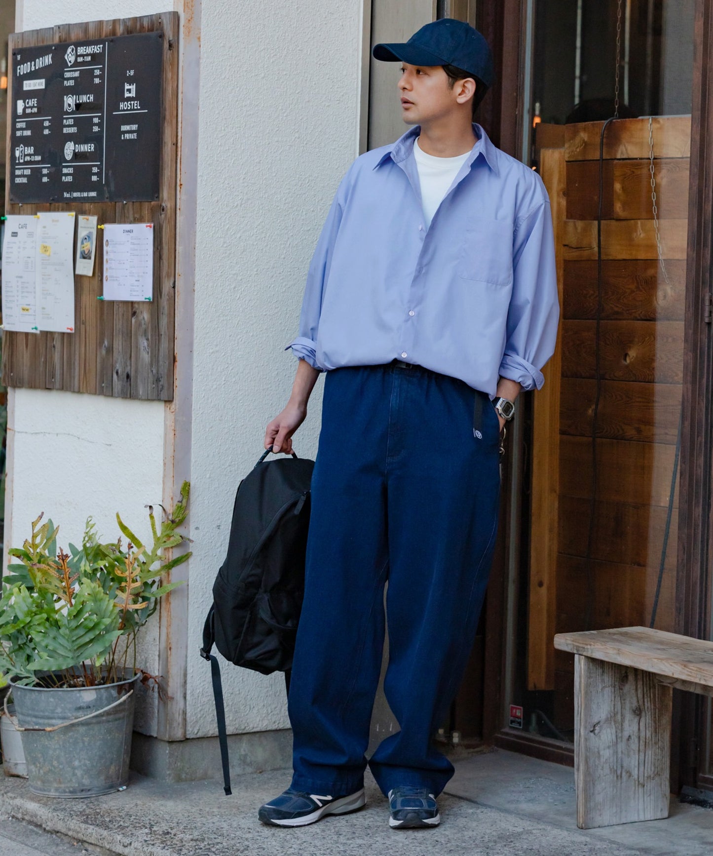 THE CRAFT CREW PRODUCTS 機能面料寬版長袖襯衫