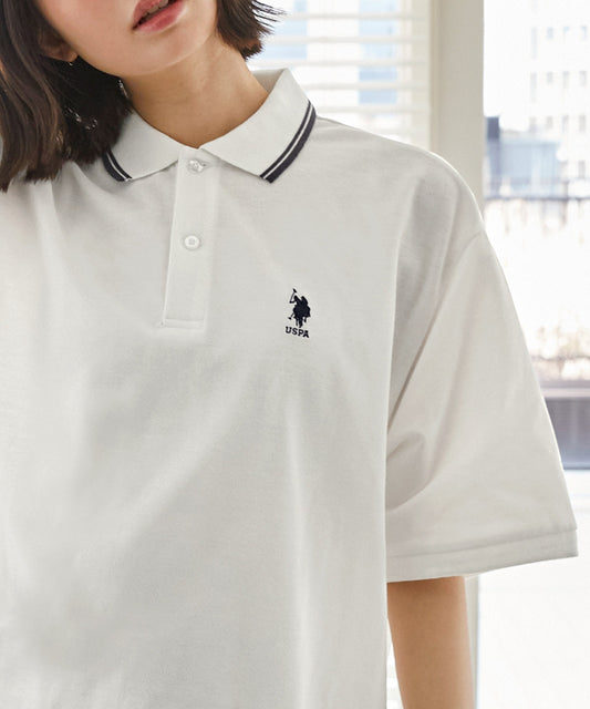 U.S. POLO ASSN. one-point embroidery polo shirt 刺繡短袖Polo衫