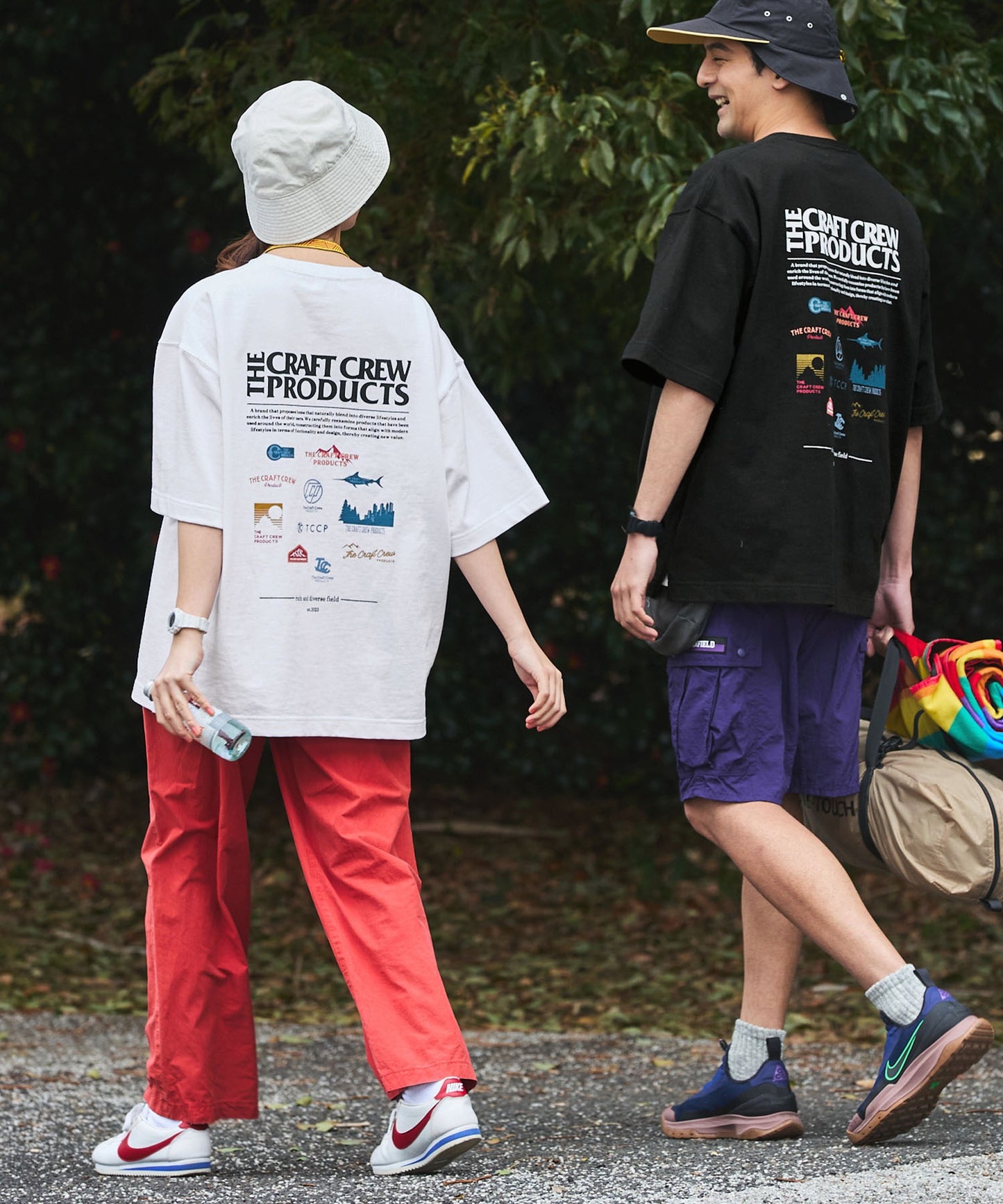 THE CRAFT CREW PRODUCTS back print T-shirt 機能印花短袖T恤