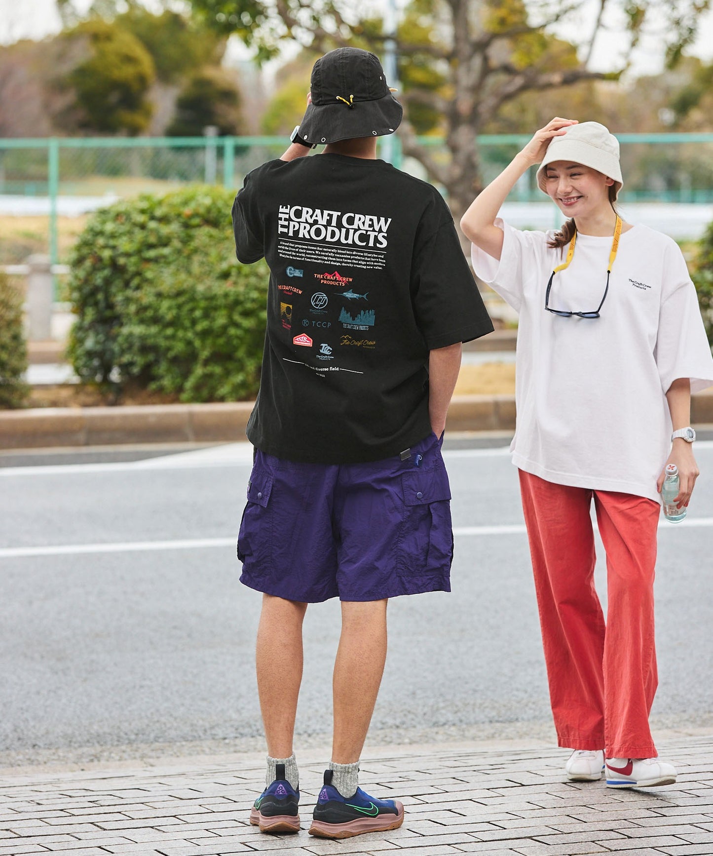 THE CRAFT CREW PRODUCTS back print T-shirt 機能印花短袖T恤
