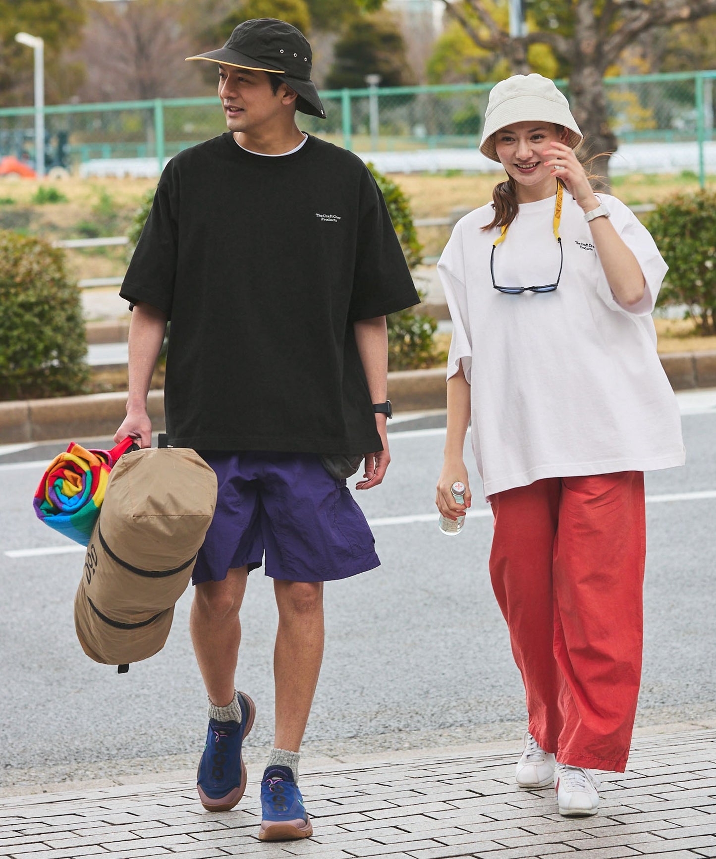 THE CRAFT CREW PRODUCTS back print T-shirt 機能印花短袖T恤