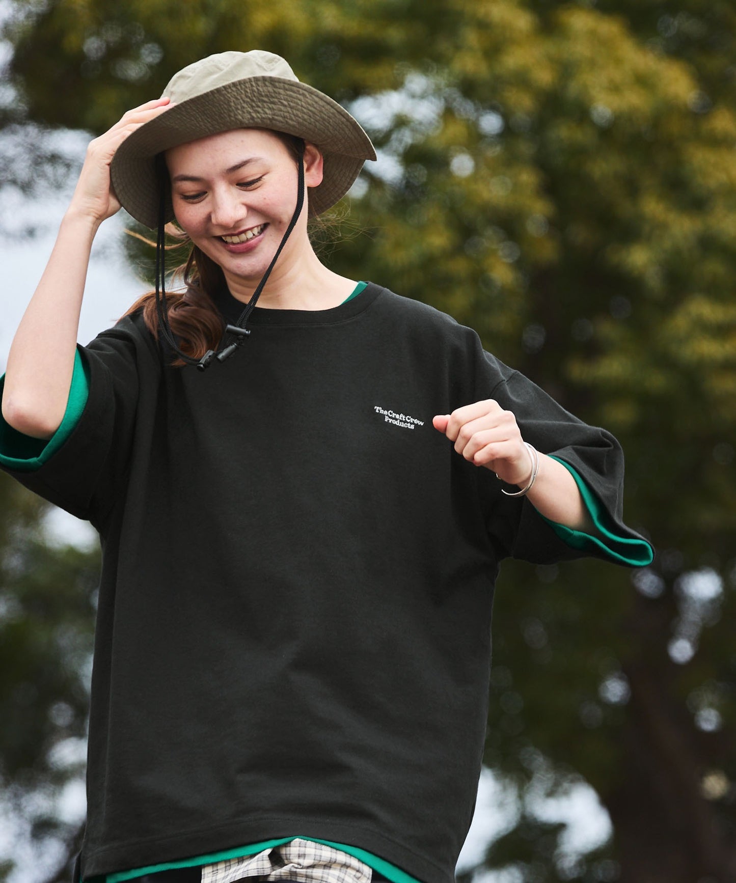THE CRAFT CREW PRODUCTS back print T-shirt 機能印花短袖T恤