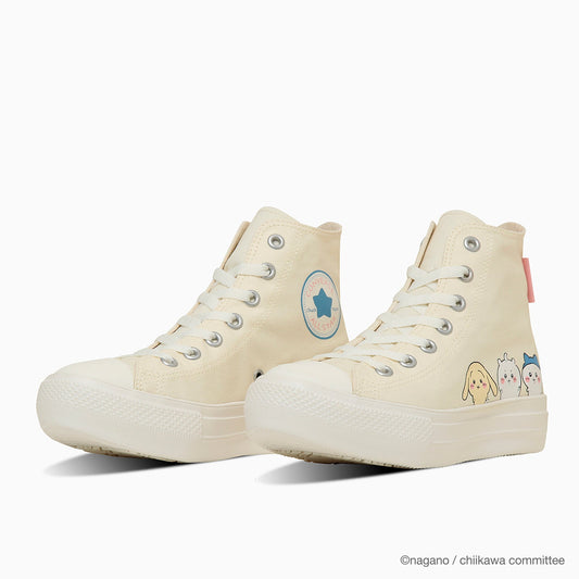日本限定 CONVERSE ALL STAR LIGHT PLTS PT HI / CHIIKAWA 吉伊卡哇高筒帆布鞋