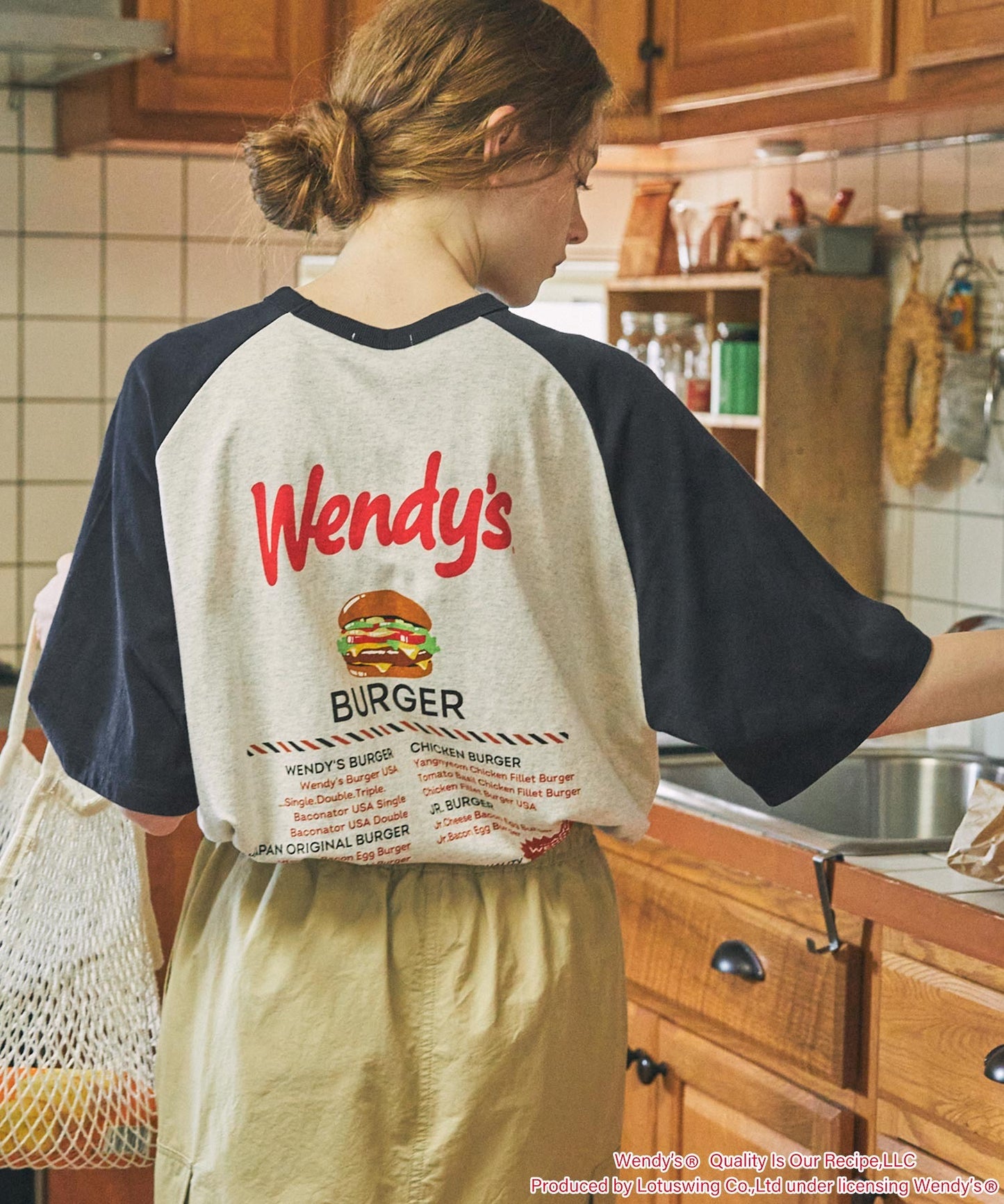Wendy's x MONO-MART 限定 復古印花短袖T恤