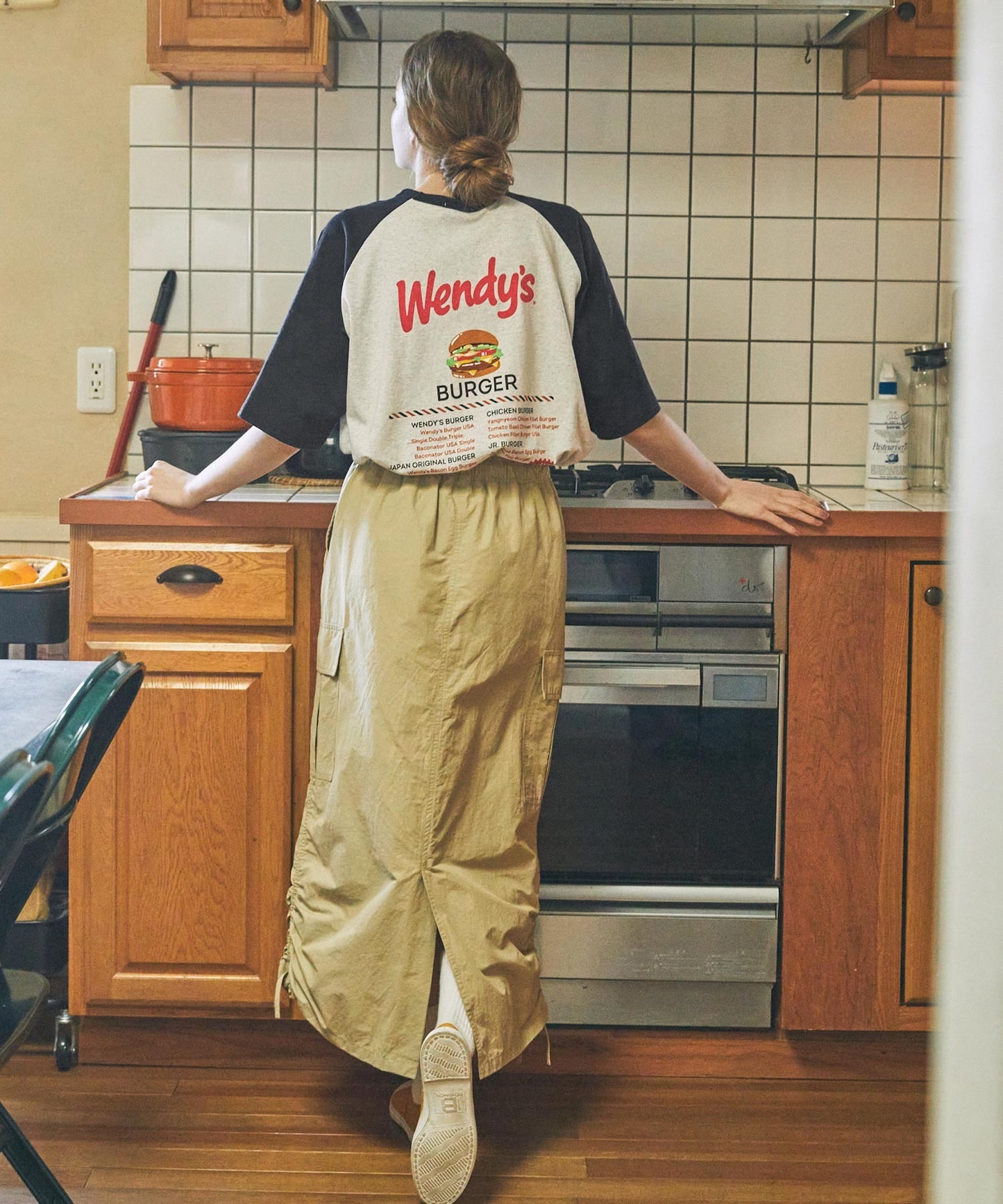 Wendy's x MONO-MART 限定 復古印花短袖T恤