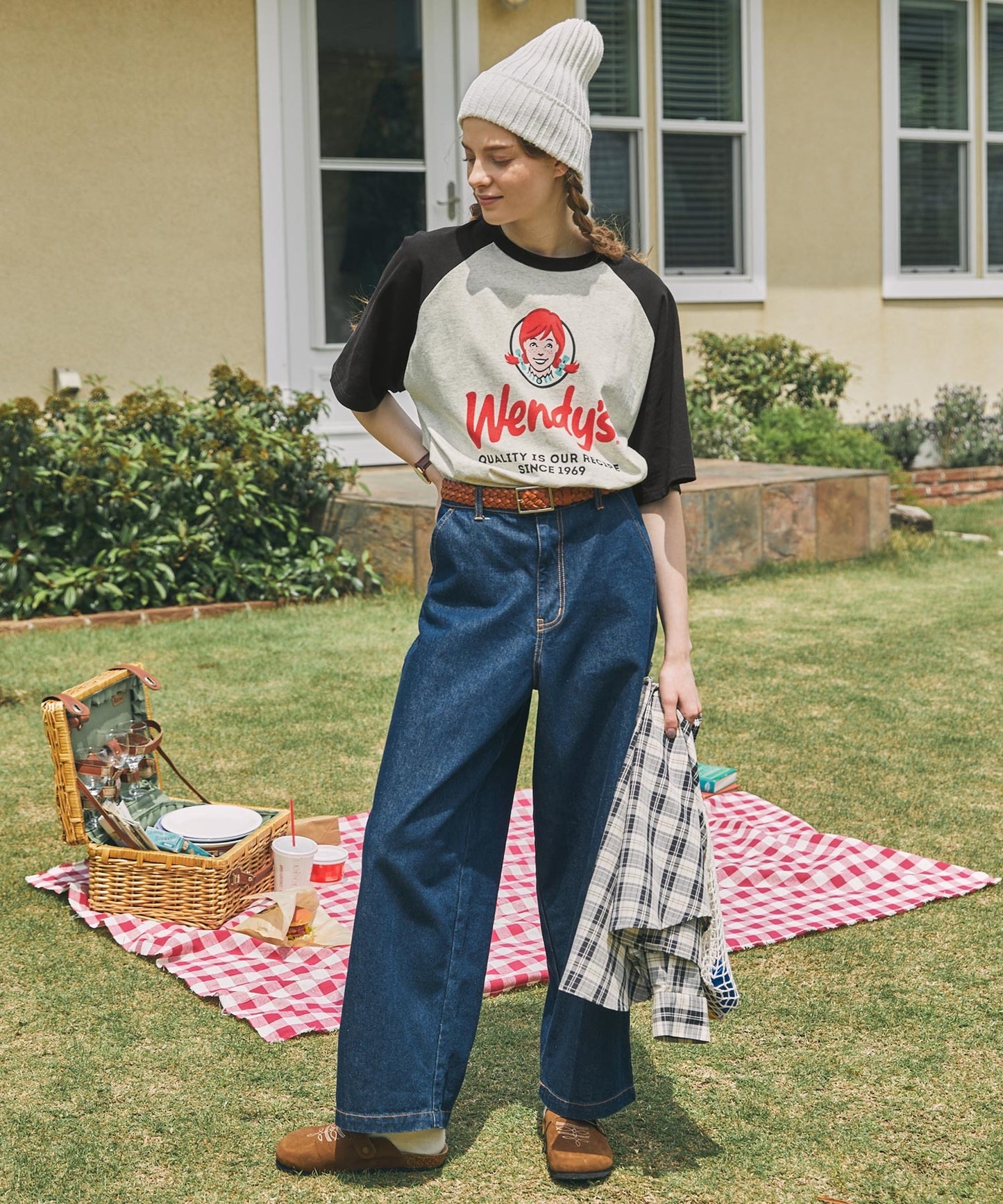 Wendy's x MONO-MART 限定 復古印花短袖T恤