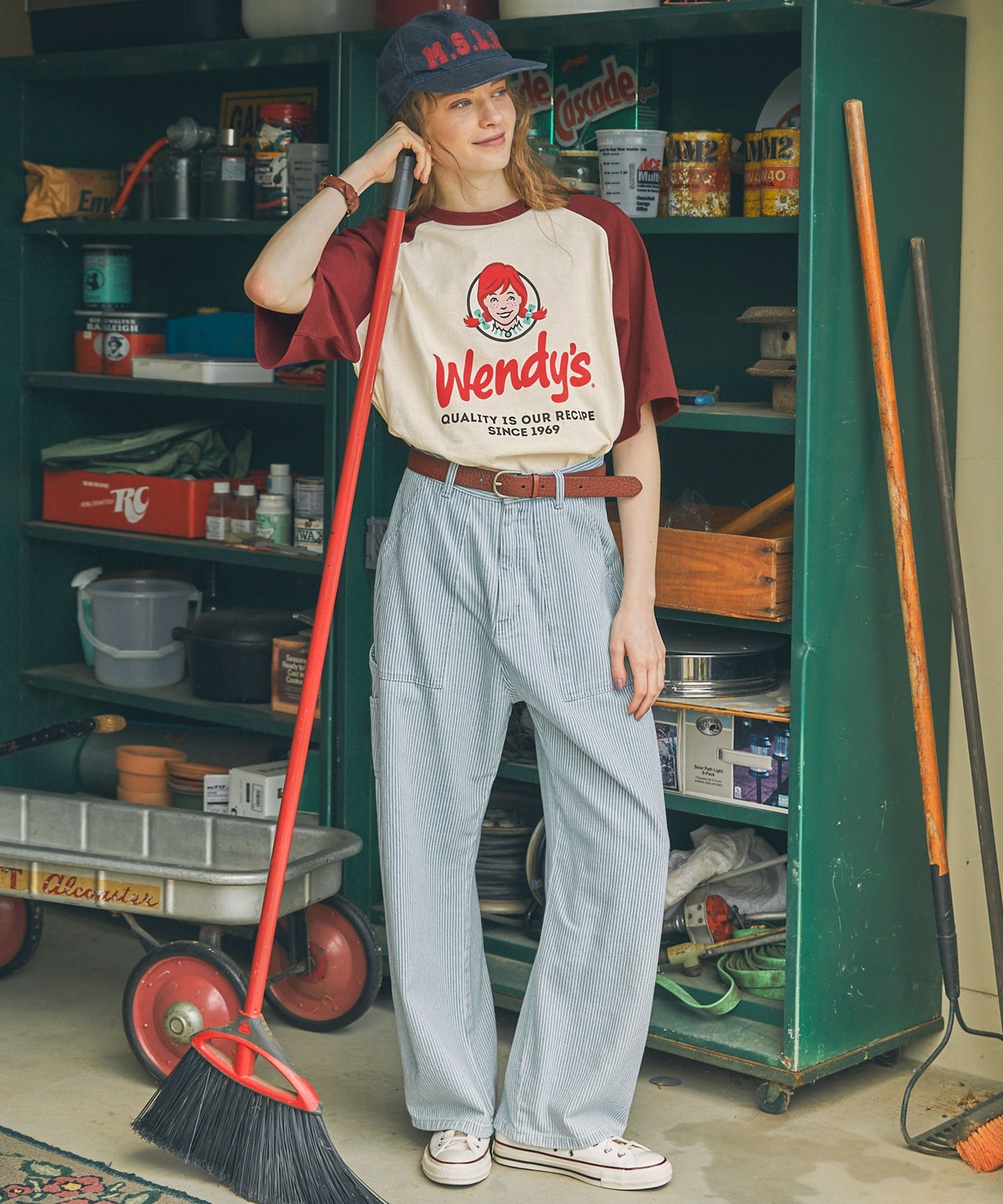 Wendy's x MONO-MART 限定 復古印花短袖T恤