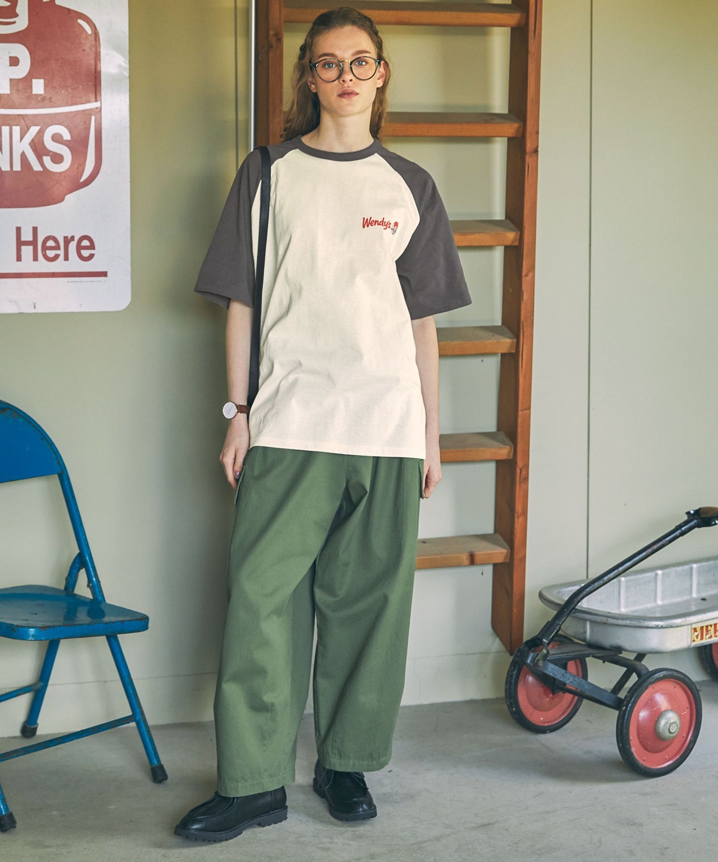 Wendy's x MONO-MART 限定 復古印花短袖T恤