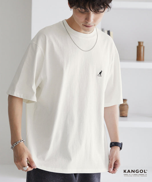 KANGOL embroidered oversized short sleeve T-shirt 刺繡 Logo短袖T恤