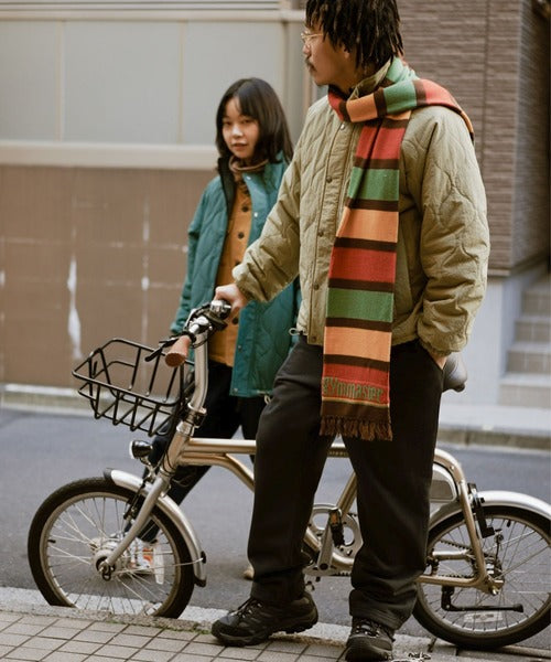 Japan LAWSON x FREAK'S STORE joint flannel plaid shirt-black/blue/navy blue