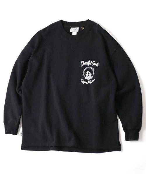 Gym Master 10.3oz Cheerful Smile 寬版大學T上衣