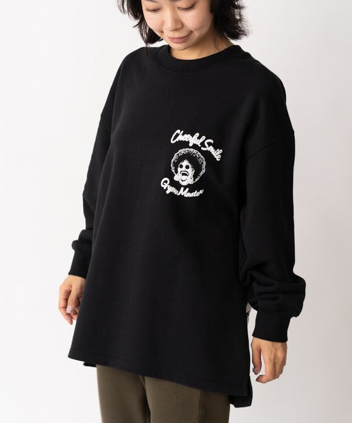 Gym Master 10.3oz Cheerful Smile 寬版大學T上衣