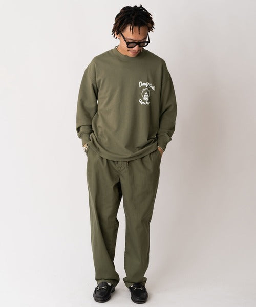 Gym Master 10.3oz Cheerful Smile 寬版大學T上衣