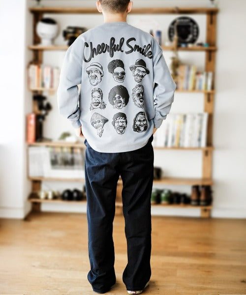 Gym Master 10.3oz Cheerful Smile 寬版大學T上衣