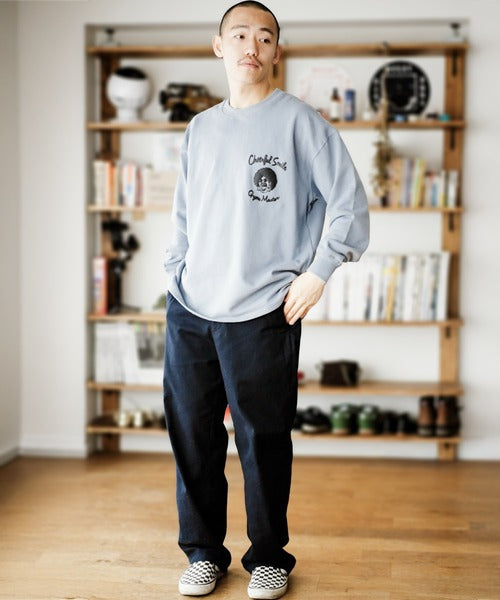 Gym Master 10.3oz Cheerful Smile 寬版大學T上衣