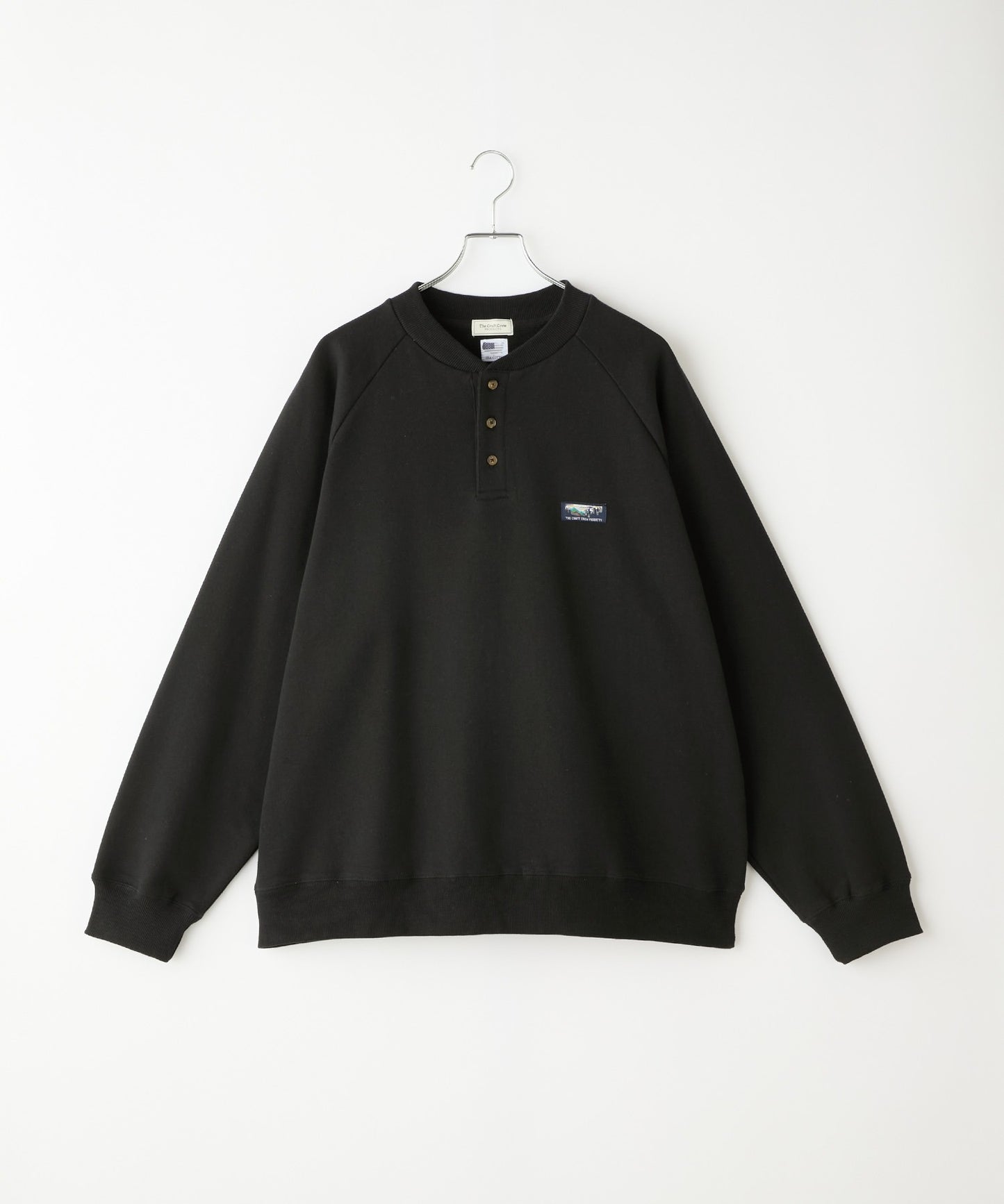 THE CRAFT CREW PRODUCTS 厚磅機能美國棉寬版亨利領上衣