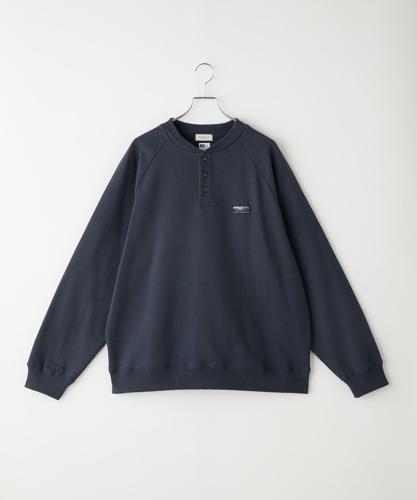 THE CRAFT CREW PRODUCTS 厚磅機能美國棉寬版亨利領上衣