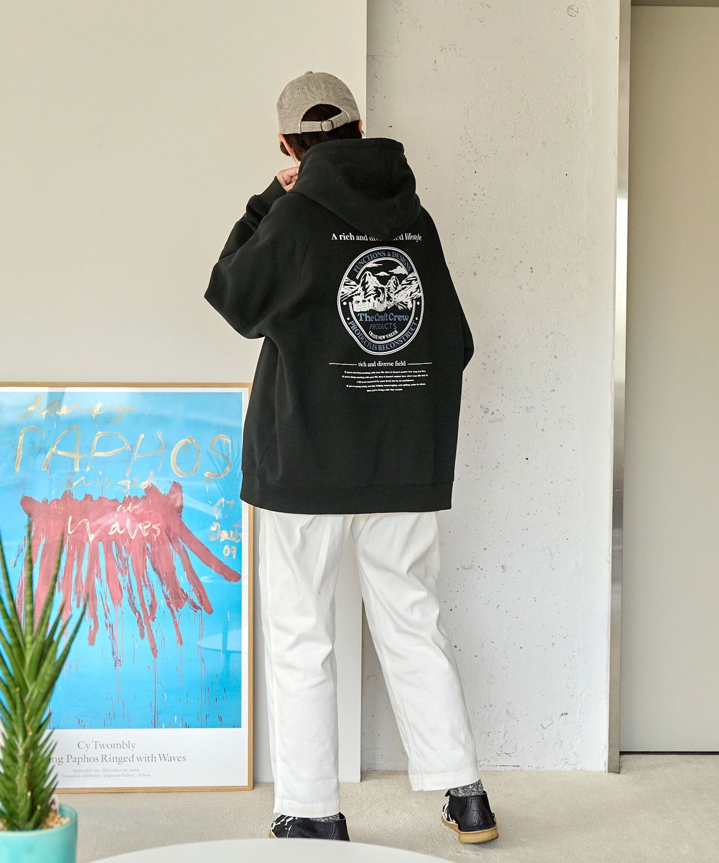 THE CRAFT CREW PRODUCTS 厚磅美國棉寬版連帽大學T / 吸濕快乾