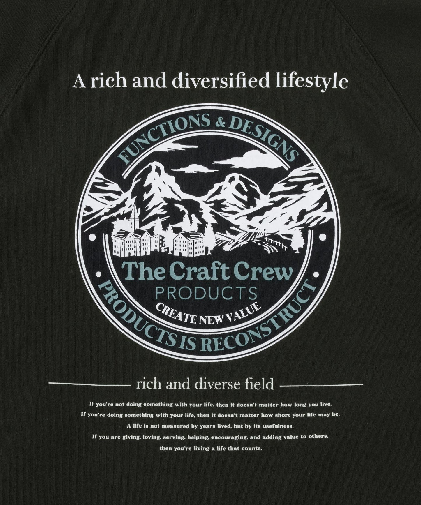 THE CRAFT CREW PRODUCTS 厚磅美國棉寬版連帽大學T / 吸濕快乾