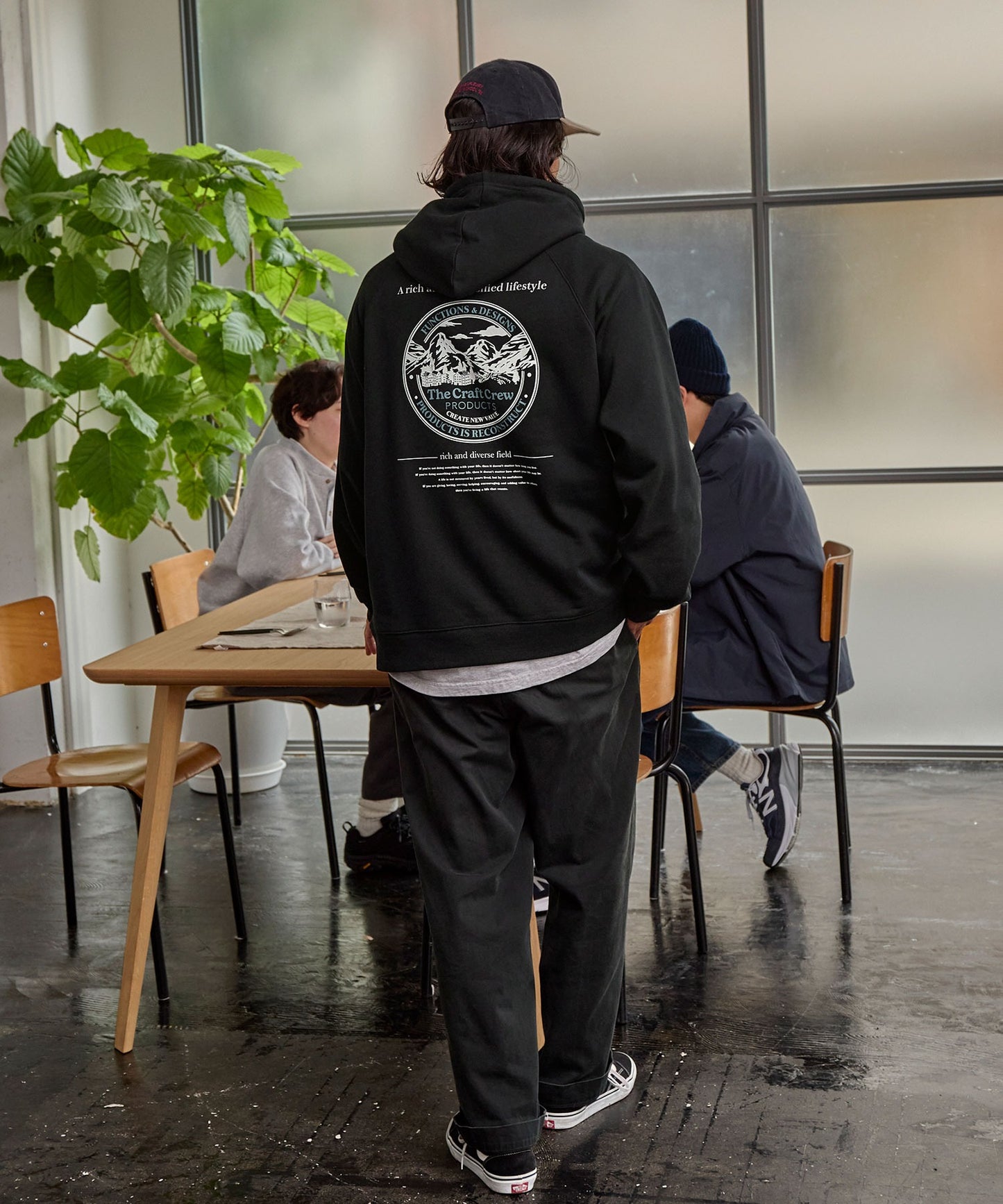 THE CRAFT CREW PRODUCTS 厚磅美國棉寬版連帽大學T / 吸濕快乾