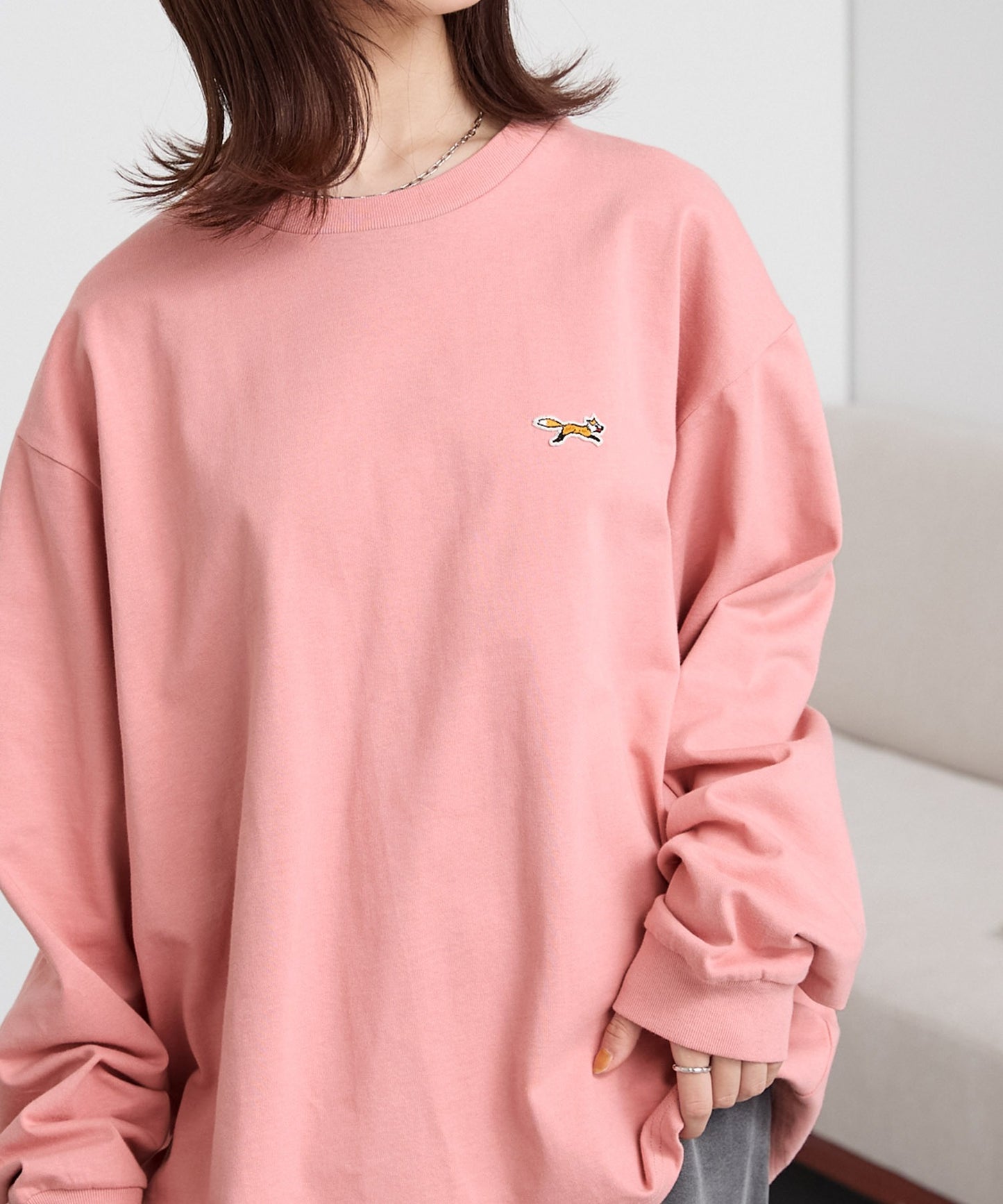PENNEYS THE FOX Logo 狐狸刺繡寬版上衣