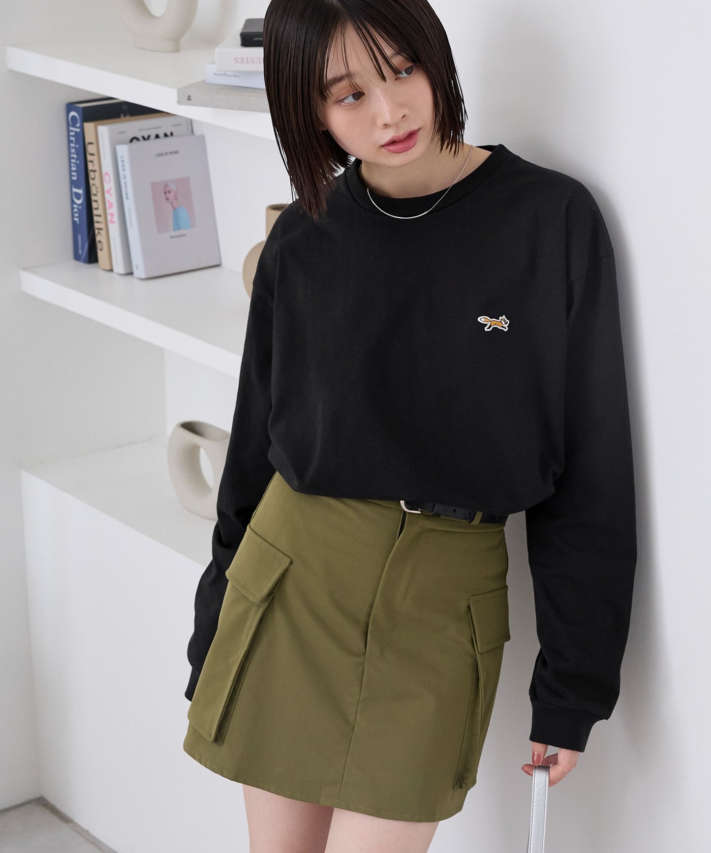 PENNEYS THE FOX Logo 狐狸刺繡寬版上衣