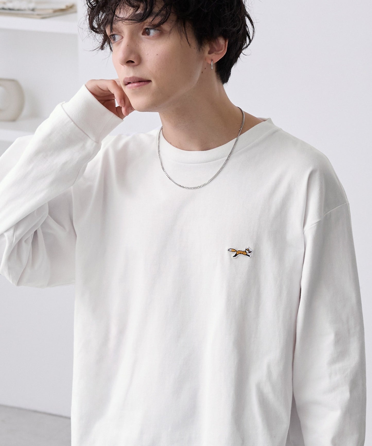 PENNEYS THE FOX Logo 狐狸刺繡寬版上衣
