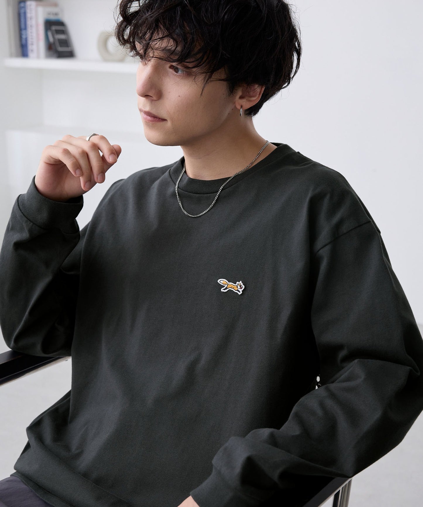 PENNEYS THE FOX Logo 狐狸刺繡寬版上衣