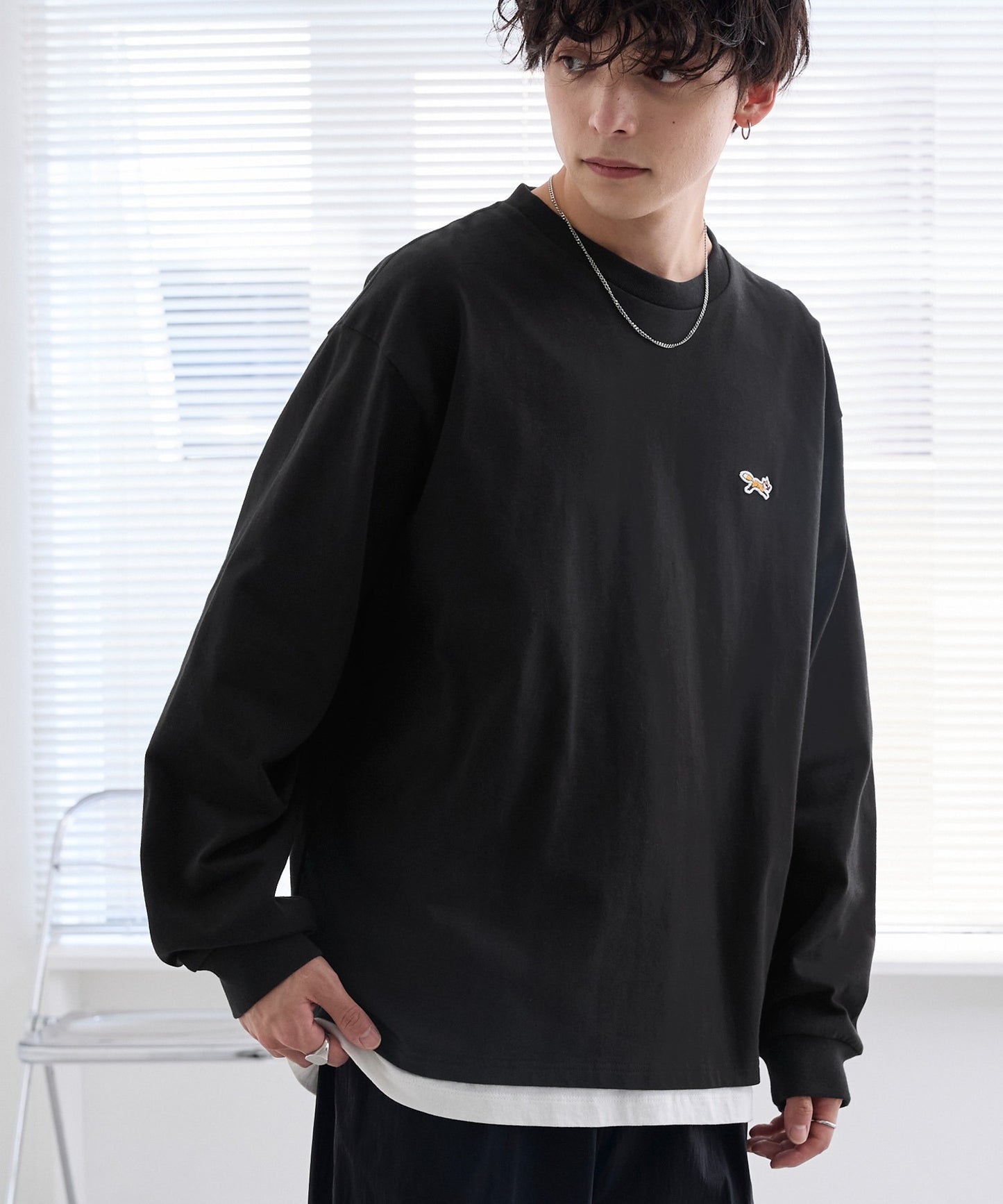 PENNEYS THE FOX Logo 狐狸刺繡寬版上衣