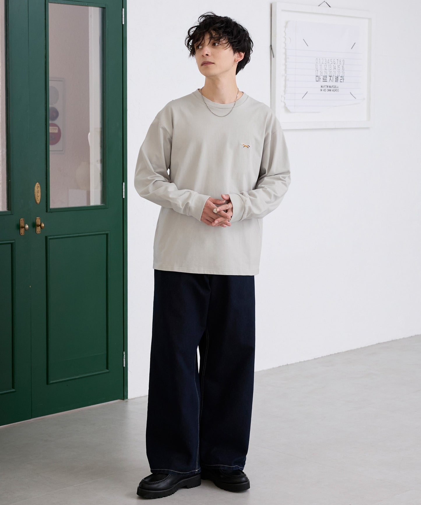 PENNEYS THE FOX Logo 狐狸刺繡寬版上衣