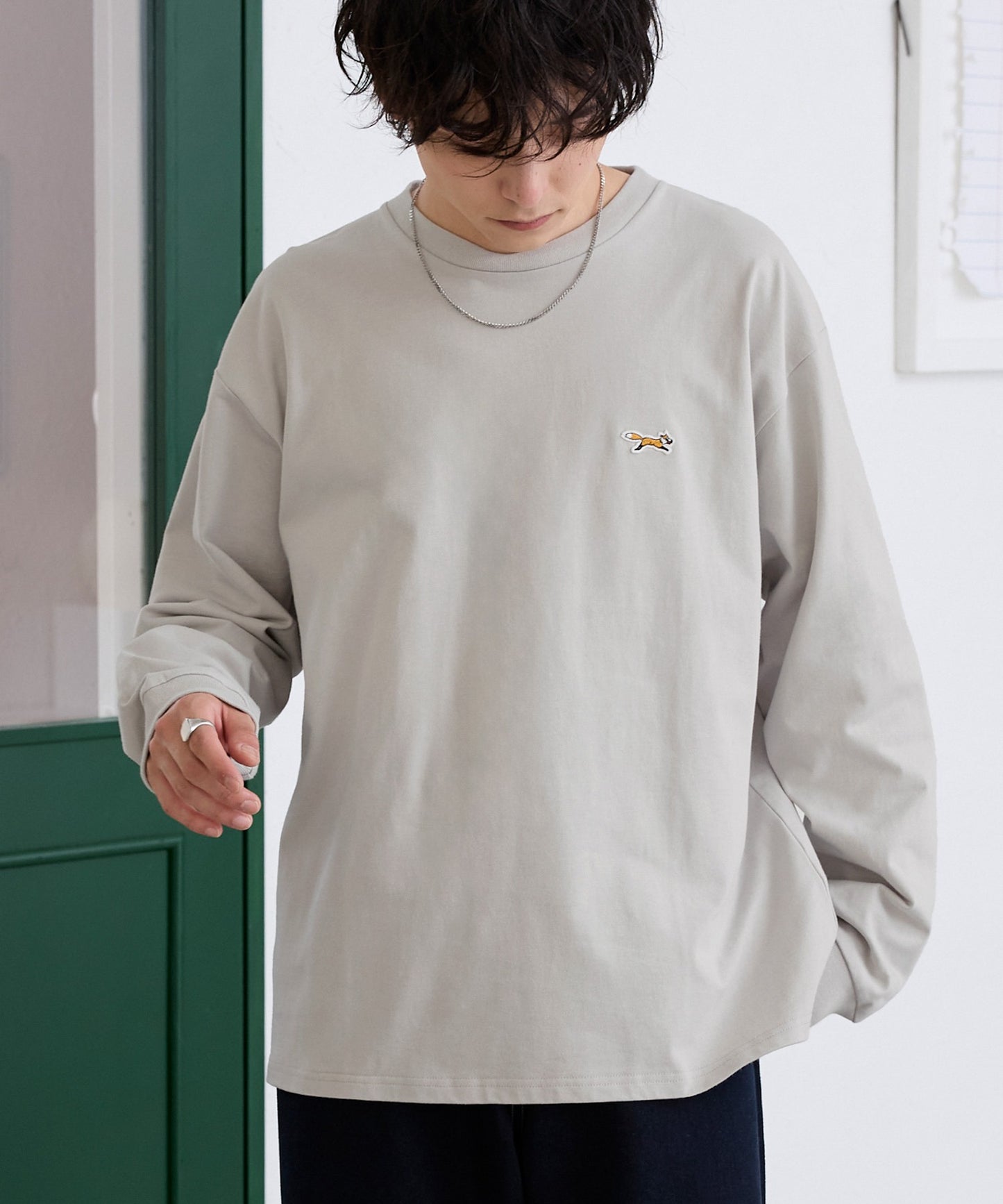 PENNEYS THE FOX Logo 狐狸刺繡寬版上衣