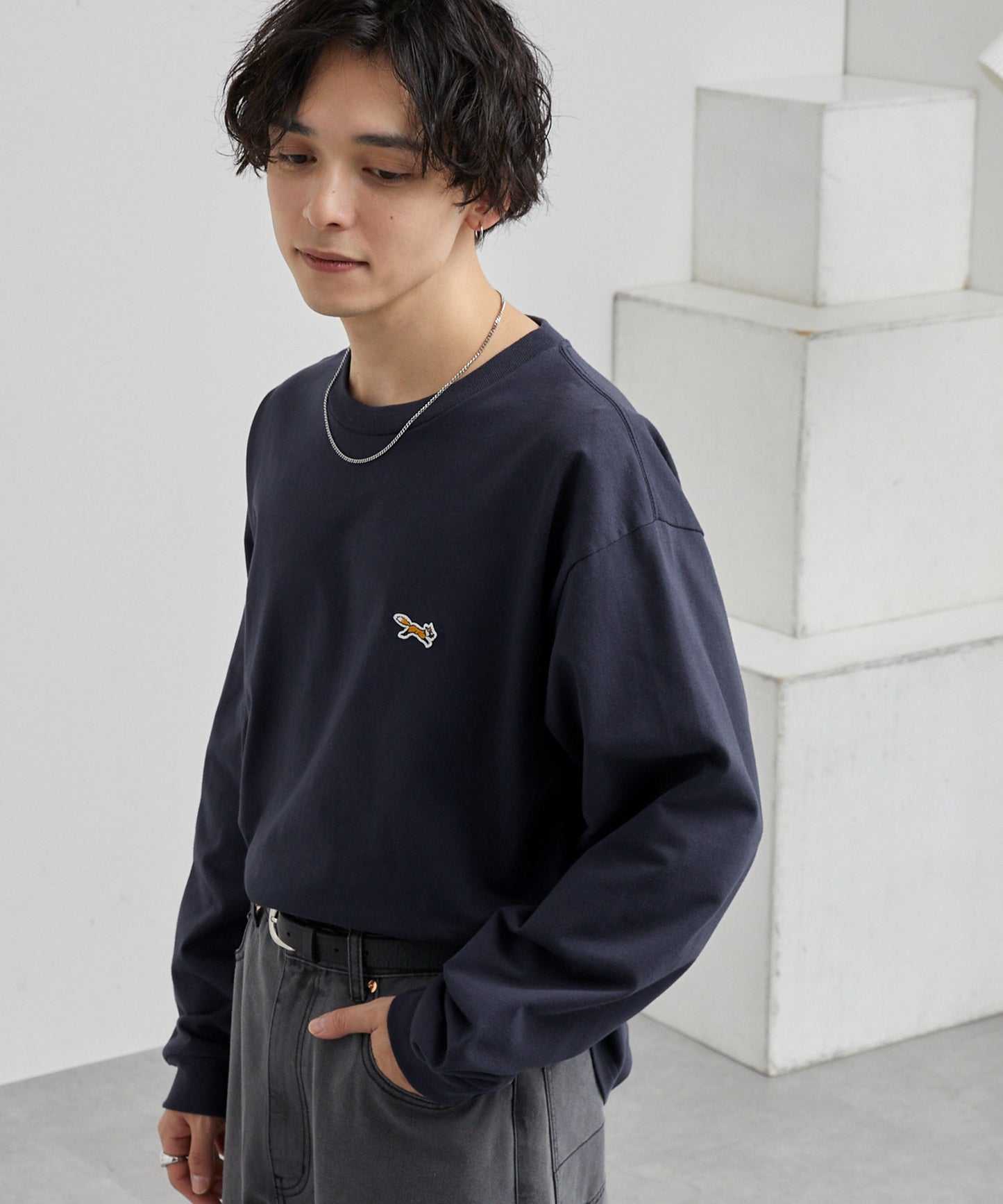 PENNEYS THE FOX Logo 狐狸刺繡寬版上衣