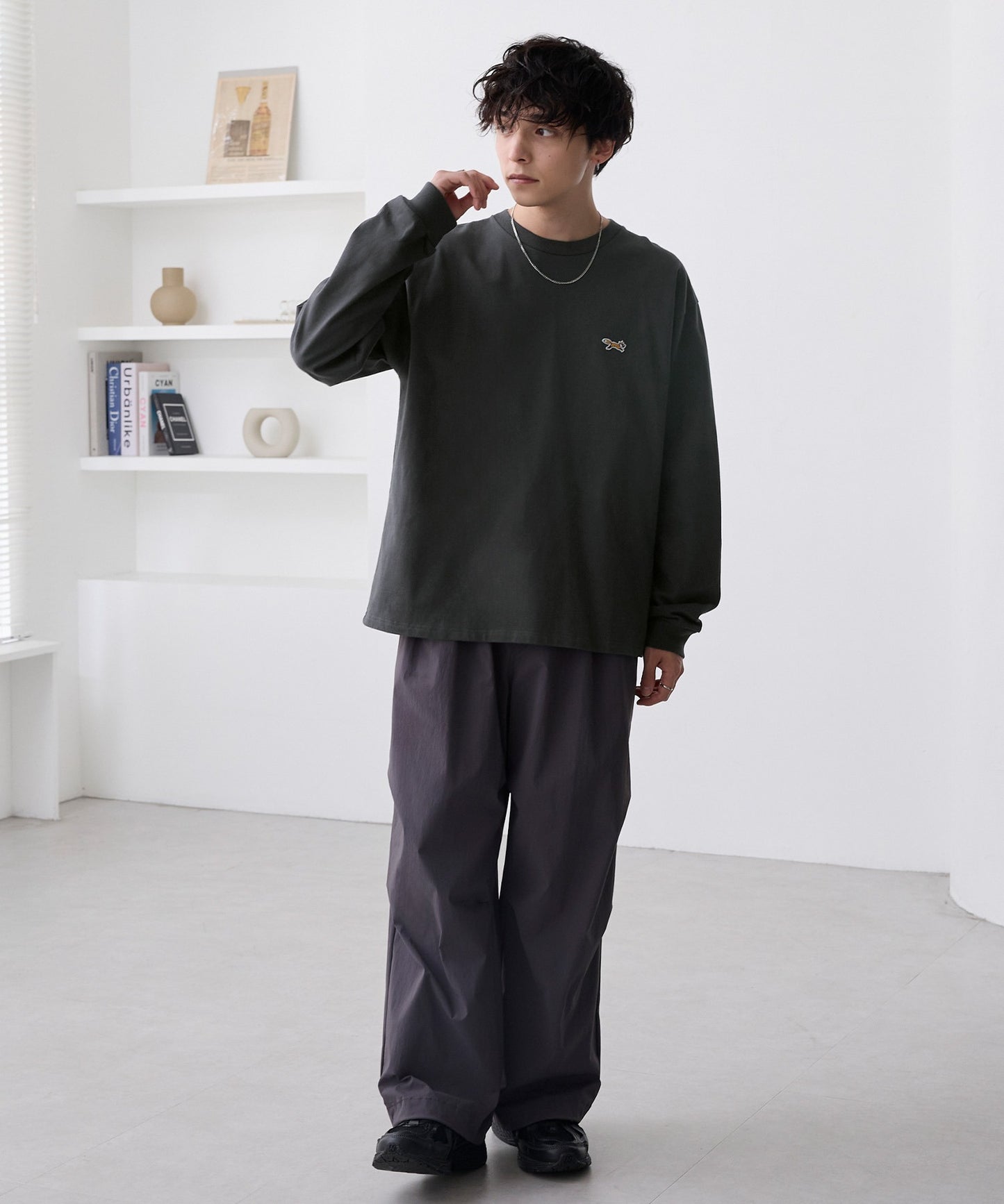 PENNEYS THE FOX Logo 狐狸刺繡寬版上衣