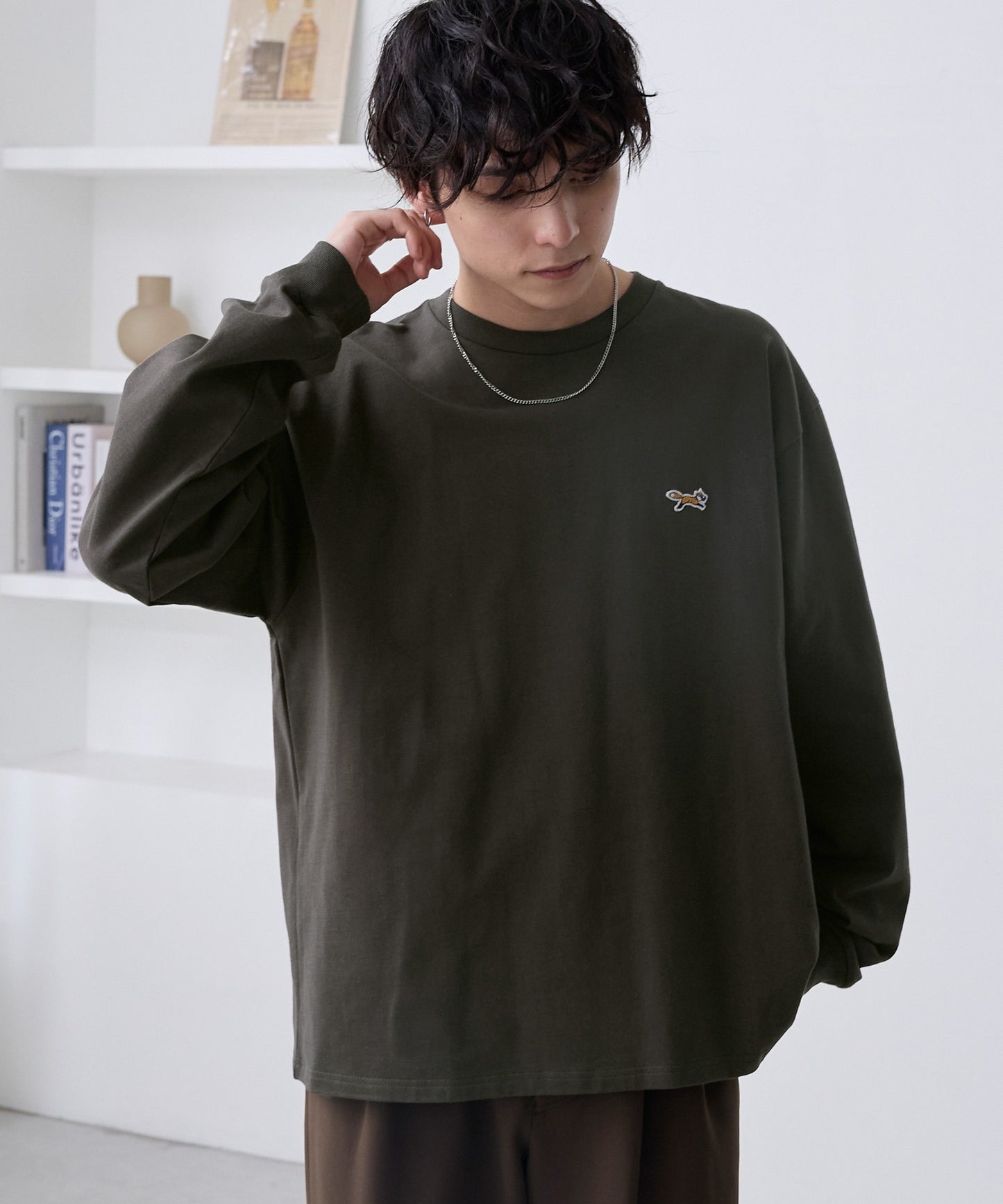 PENNEYS THE FOX Logo 狐狸刺繡寬版上衣