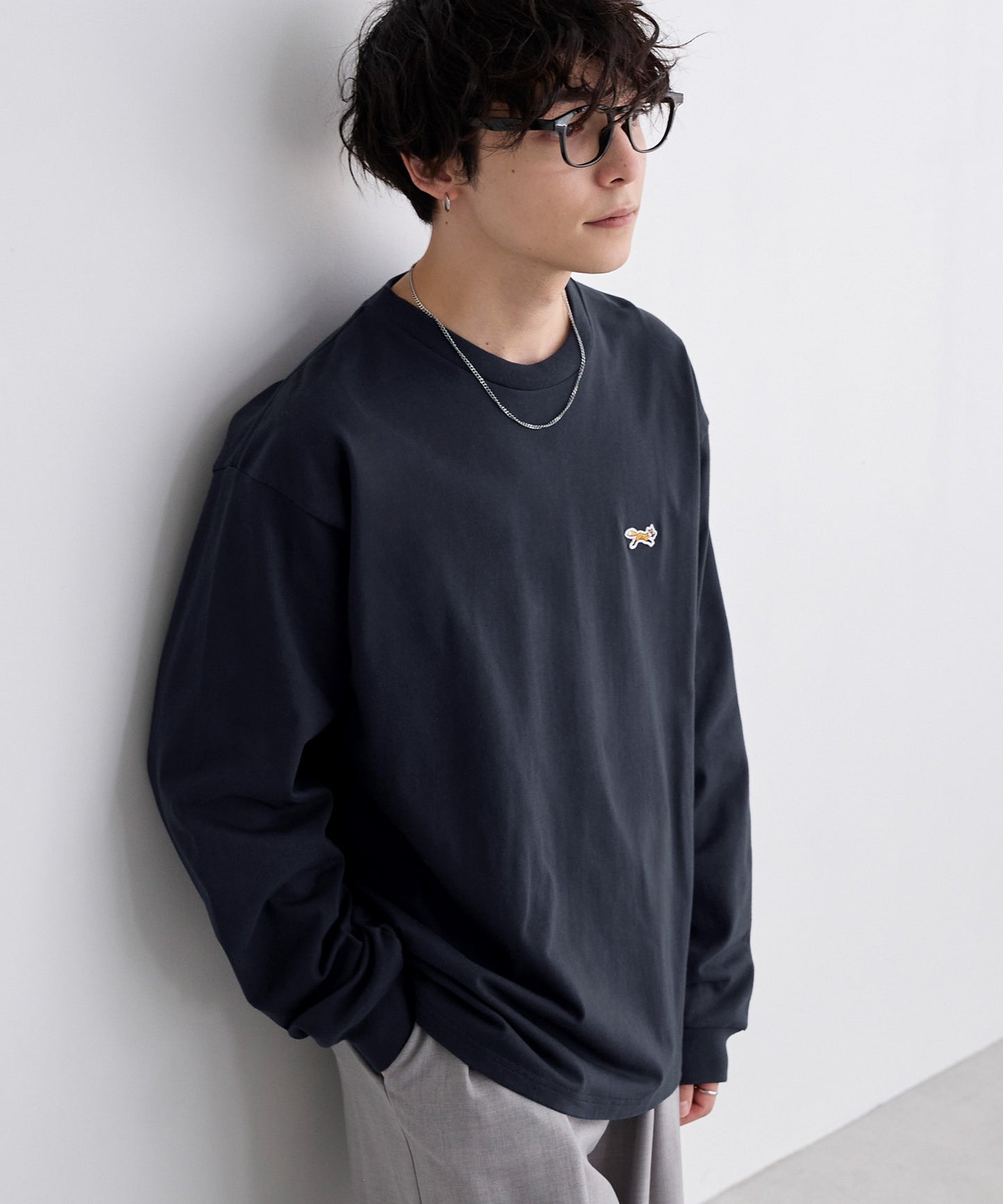 PENNEYS THE FOX Logo 狐狸刺繡寬版上衣