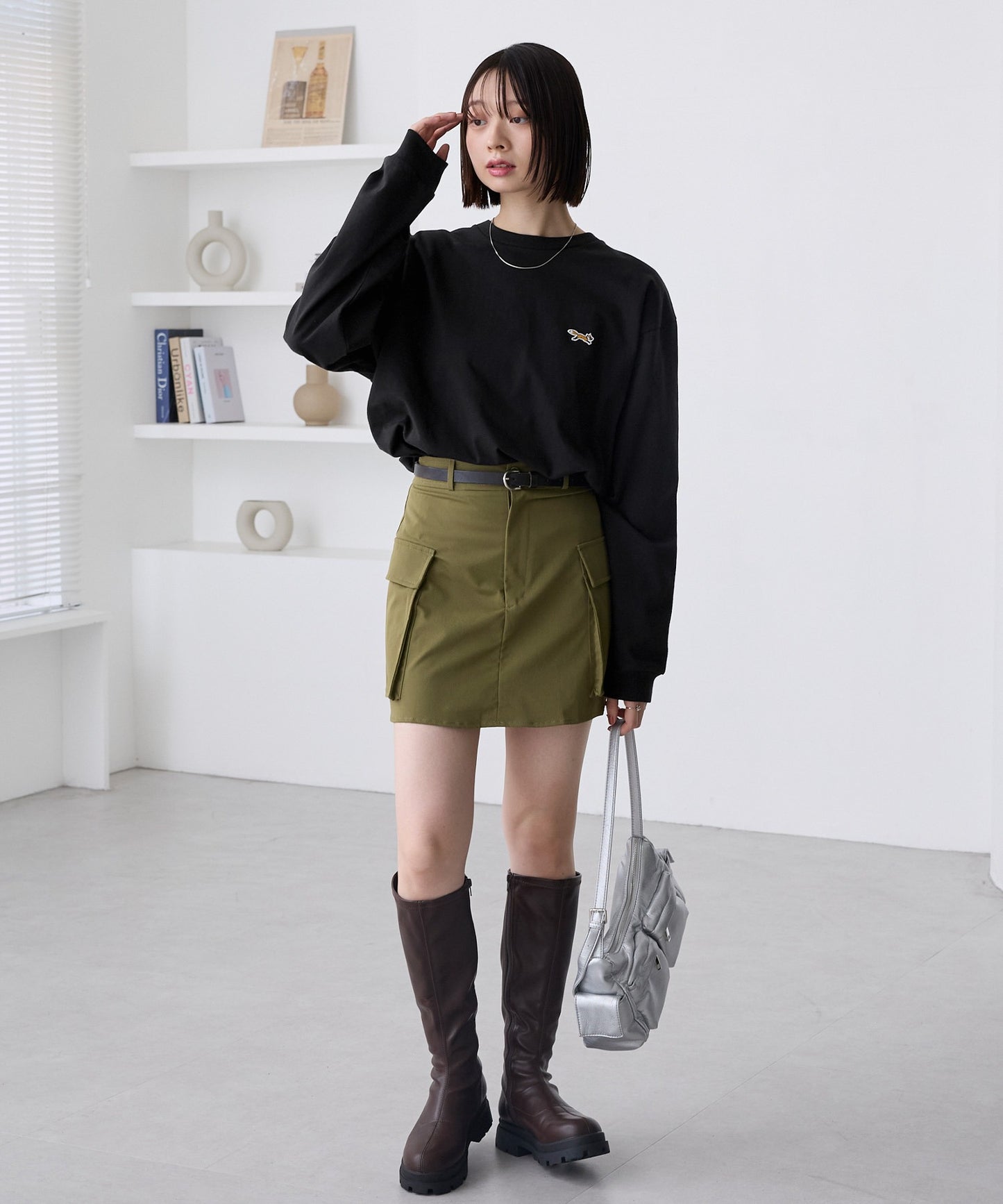 PENNEYS THE FOX Logo 狐狸刺繡寬版上衣