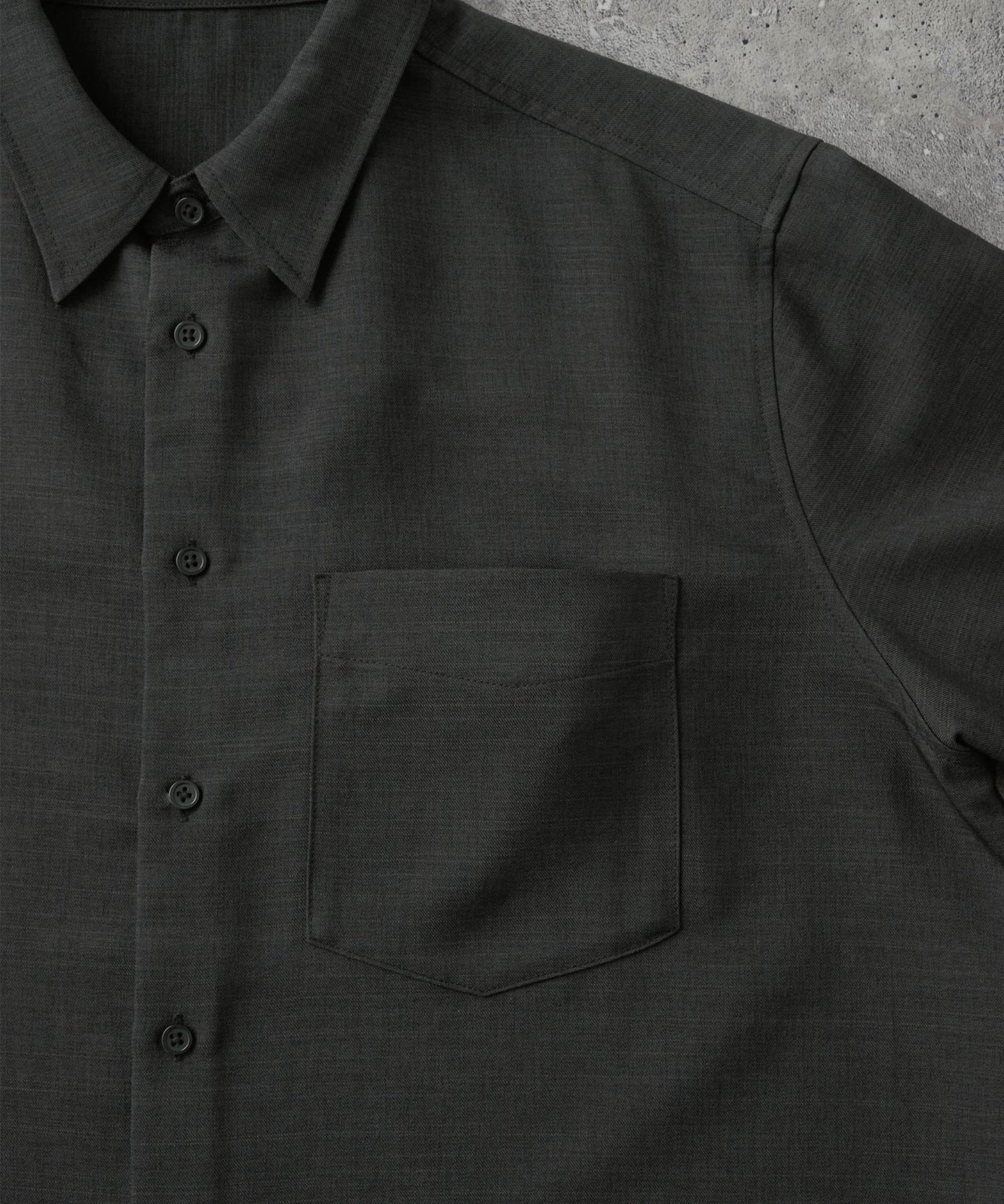 CIYOT-シヨウト- 仿羊毛質感寬鬆經典領襯衫