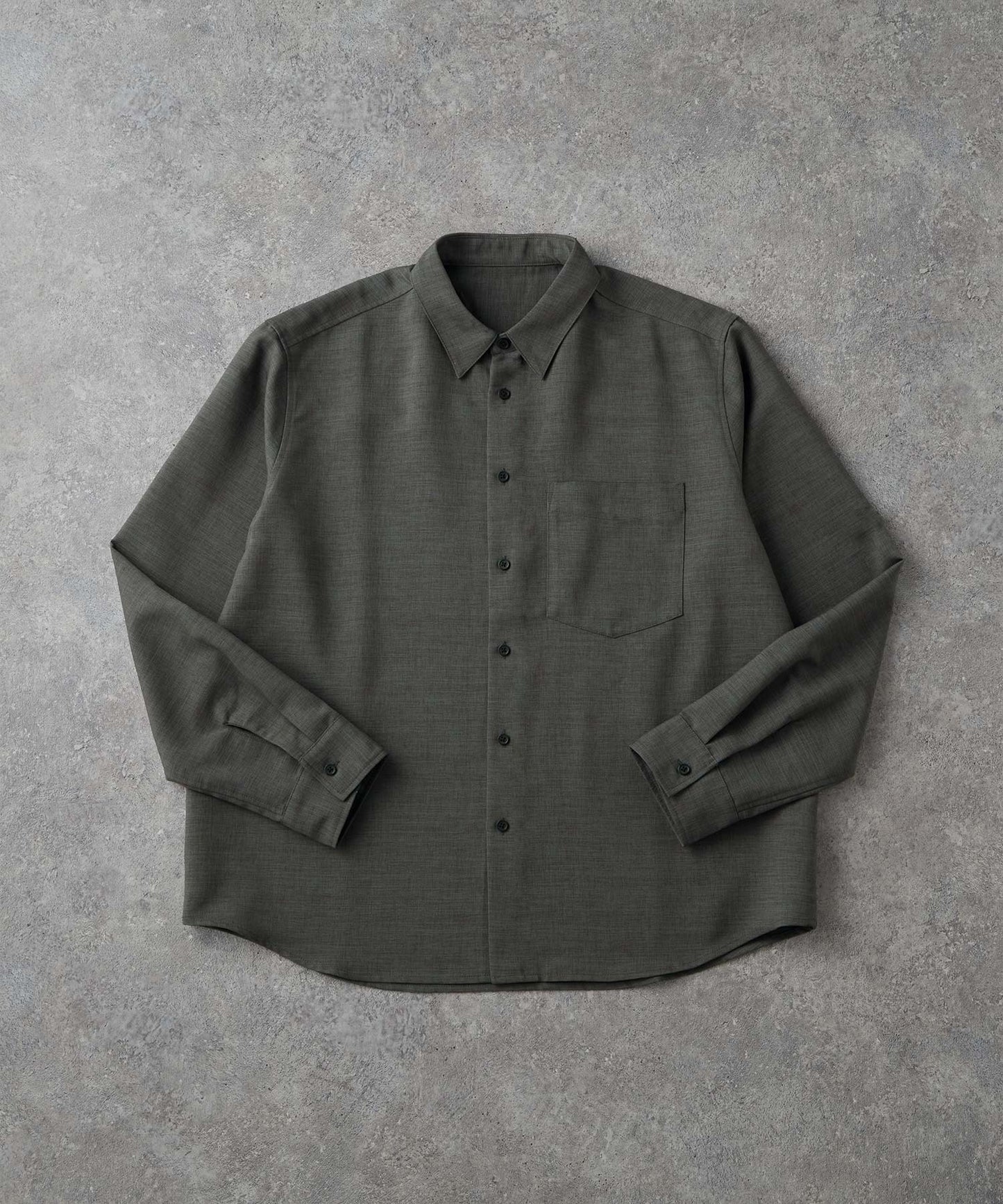 CIYOT-シヨウト- 仿羊毛質感寬鬆經典領襯衫